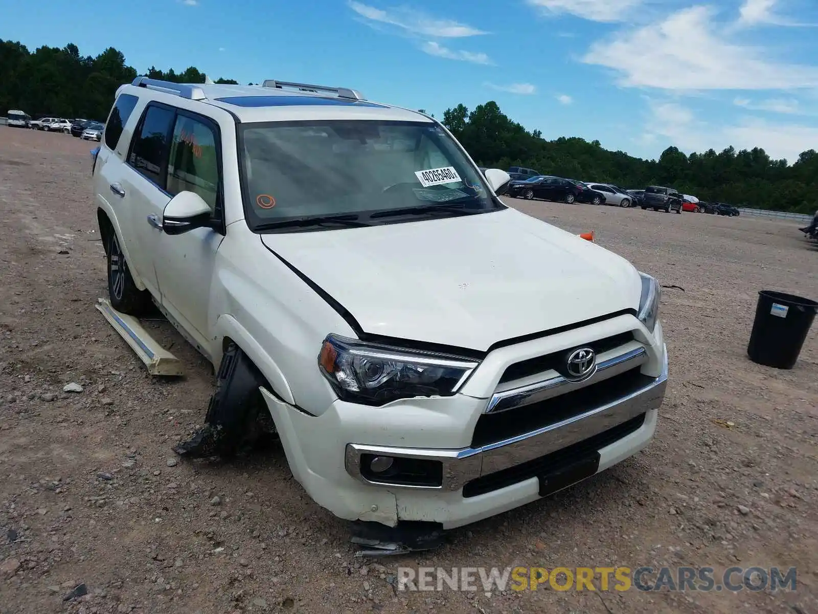 1 Photograph of a damaged car JTEBU5JR5K5735601 TOYOTA 4RUNNER 2019