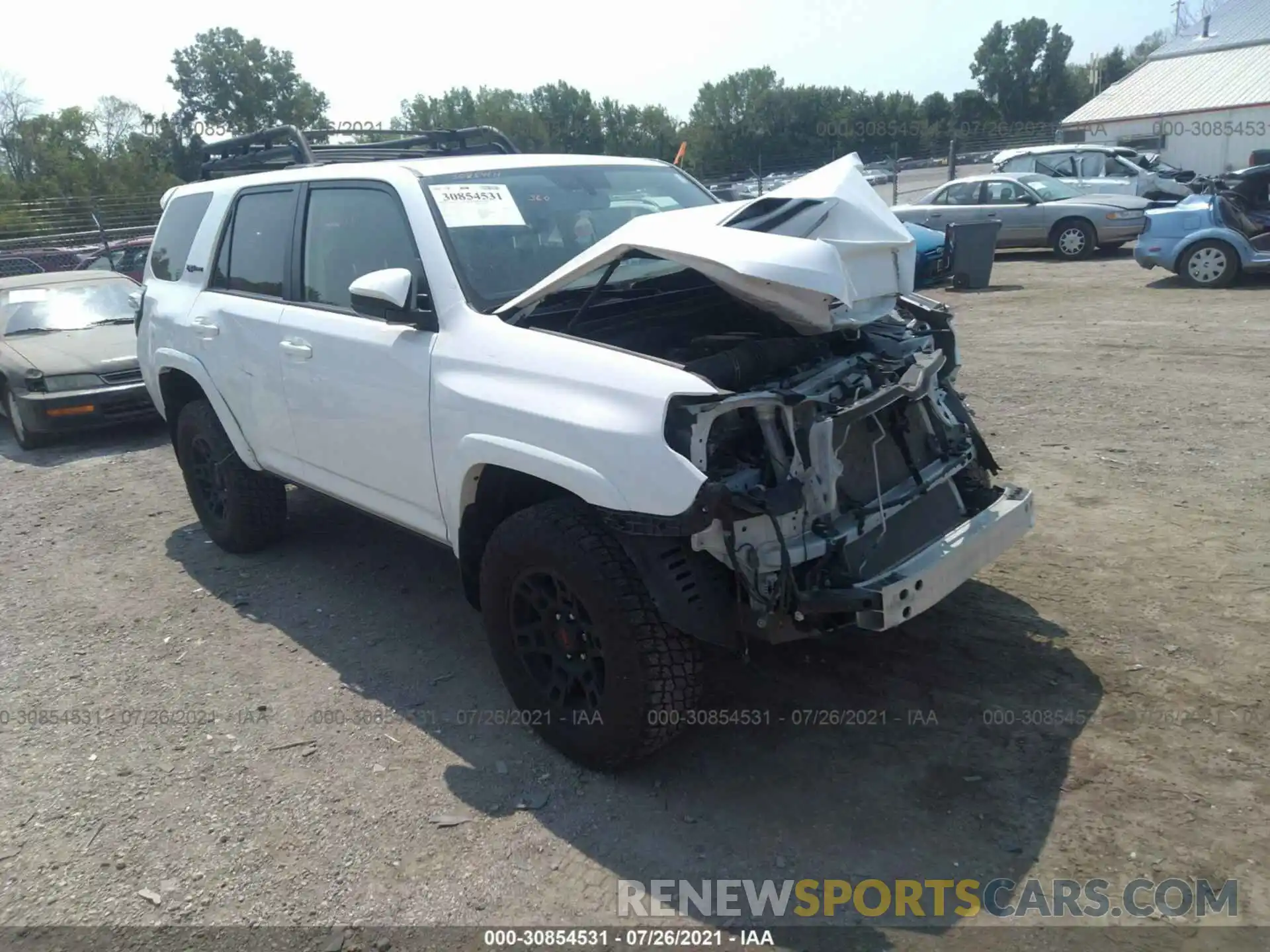 1 Photograph of a damaged car JTEBU5JR5K5736134 TOYOTA 4RUNNER 2019