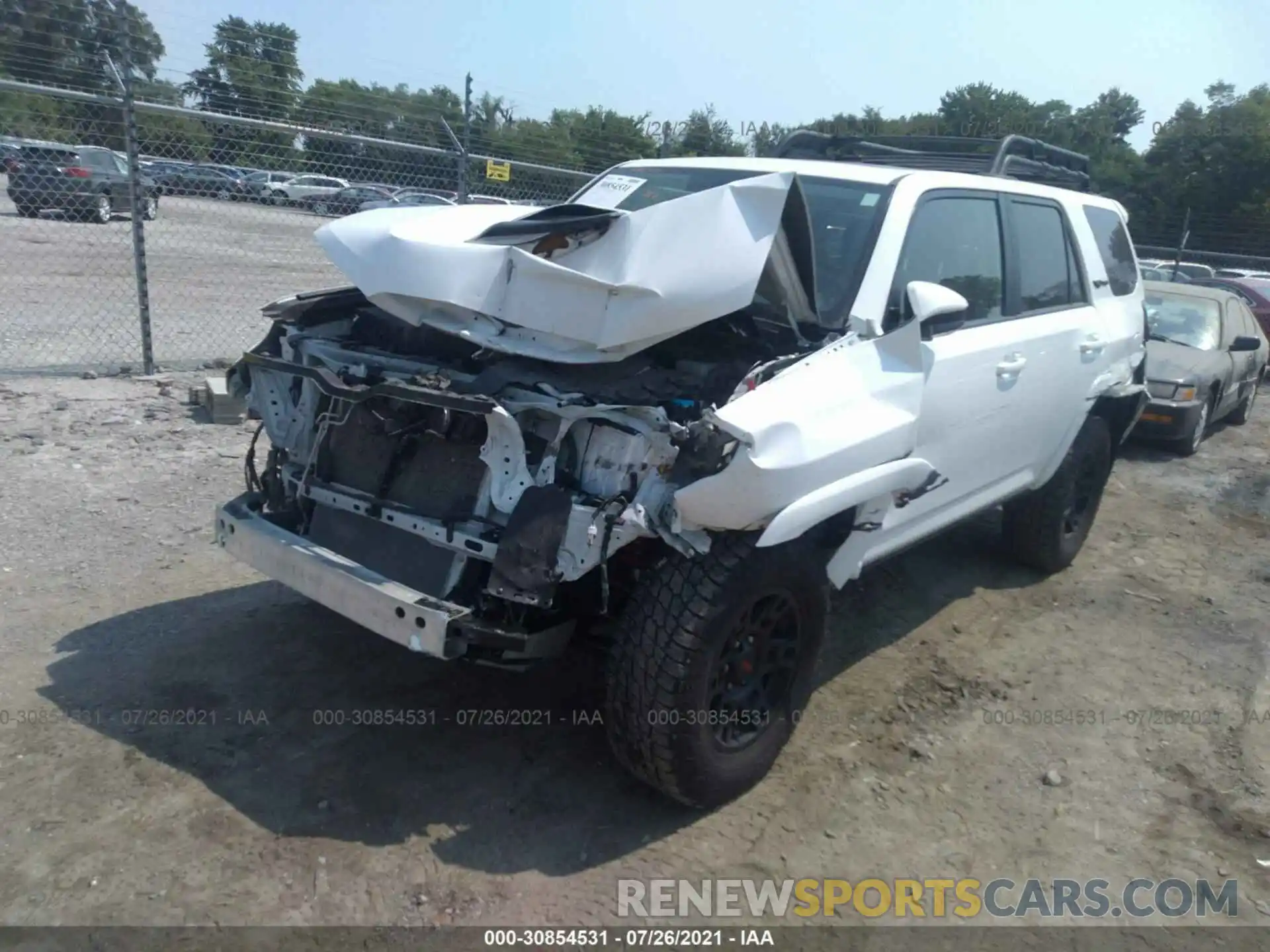 2 Photograph of a damaged car JTEBU5JR5K5736134 TOYOTA 4RUNNER 2019