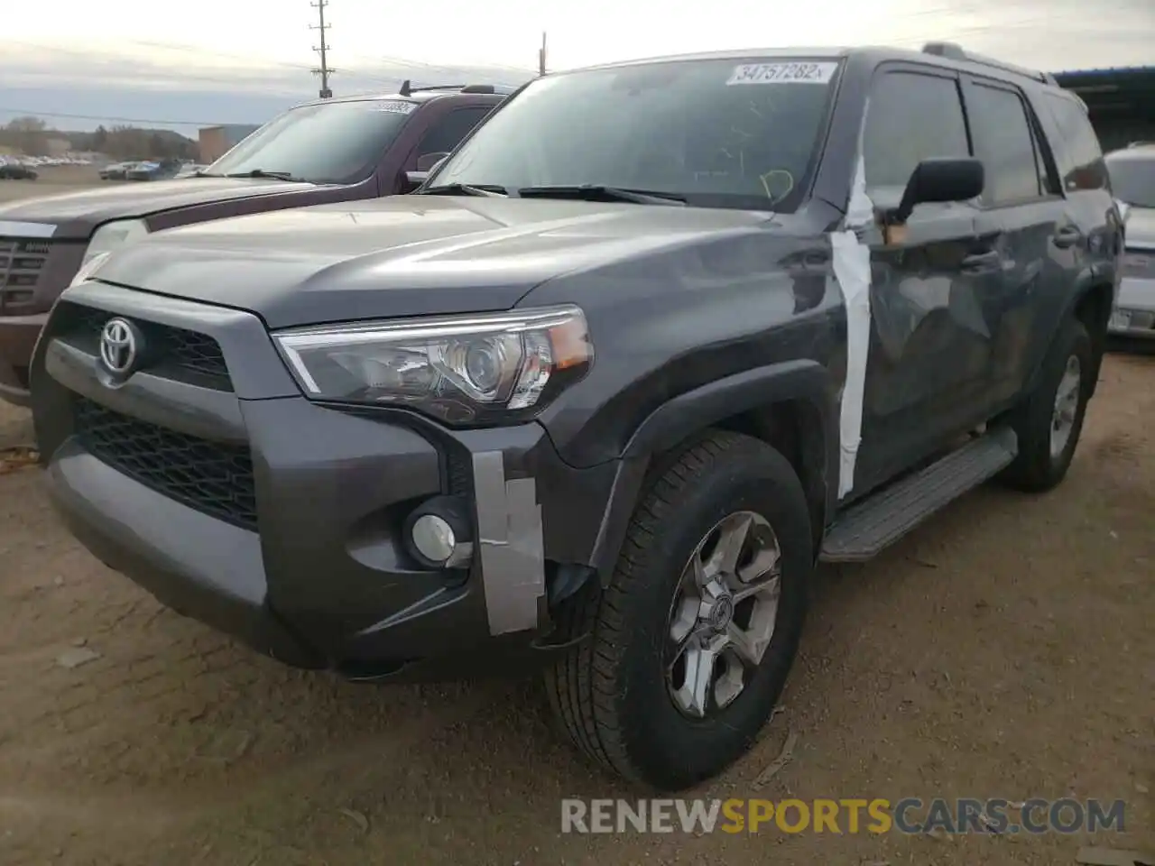 2 Photograph of a damaged car JTEBU5JR5K5736697 TOYOTA 4RUNNER 2019