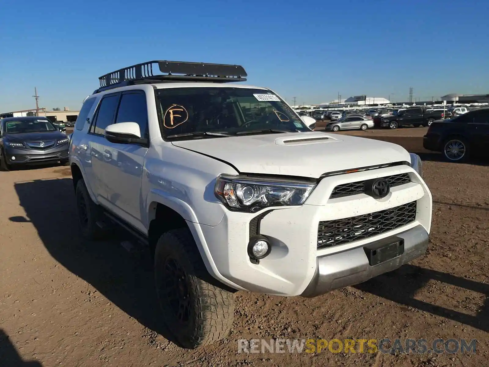 1 Photograph of a damaged car JTEBU5JR5K5737056 TOYOTA 4RUNNER 2019