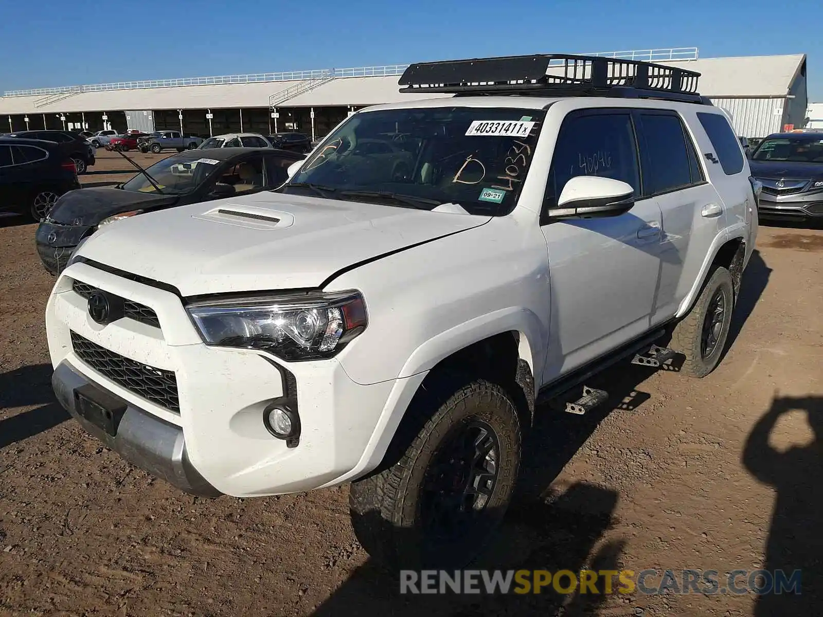 2 Photograph of a damaged car JTEBU5JR5K5737056 TOYOTA 4RUNNER 2019