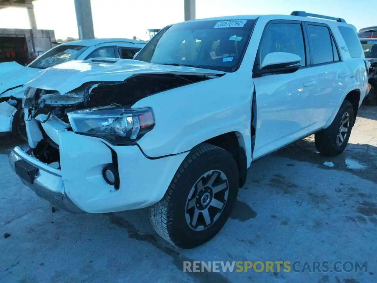 2 Photograph of a damaged car JTEBU5JR5K5737302 TOYOTA 4RUNNER 2019