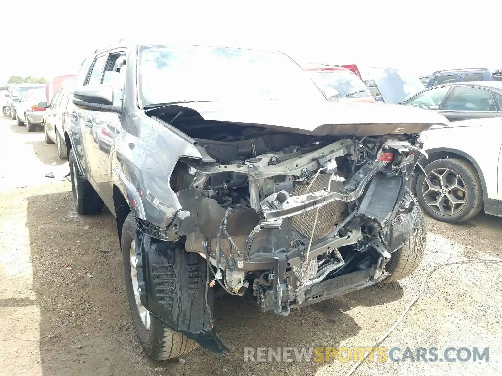 1 Photograph of a damaged car JTEBU5JR6K5610381 TOYOTA 4RUNNER 2019