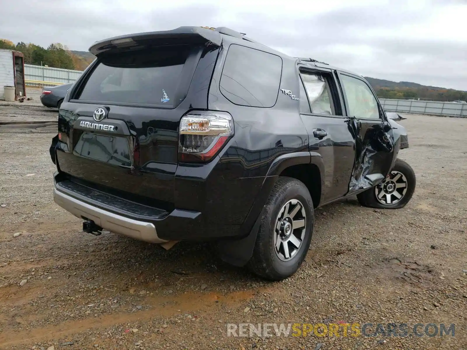 4 Фотография поврежденного автомобиля JTEBU5JR6K5612017 TOYOTA 4RUNNER 2019