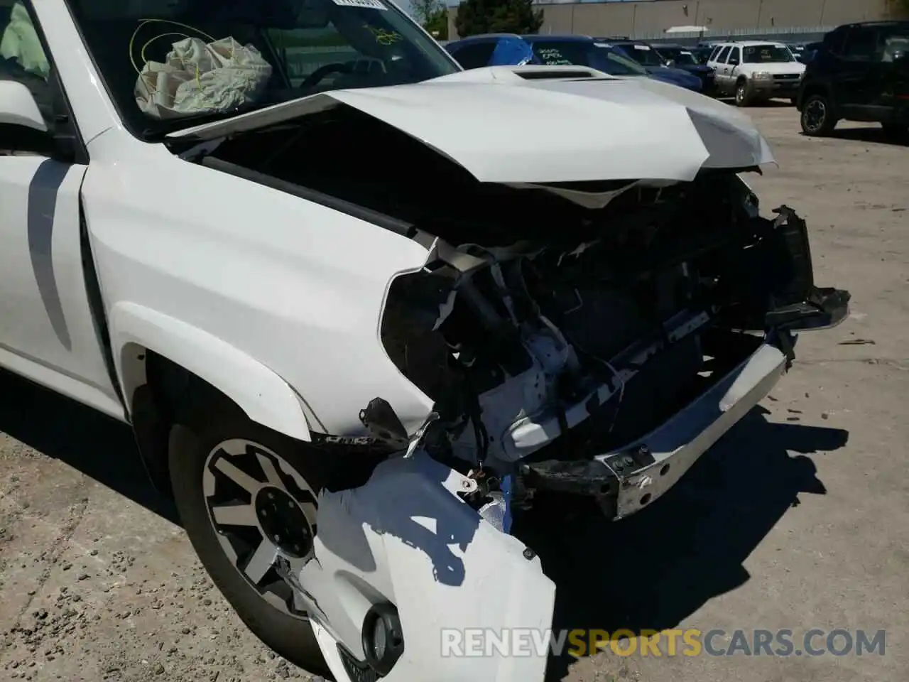 9 Photograph of a damaged car JTEBU5JR6K5612437 TOYOTA 4RUNNER 2019