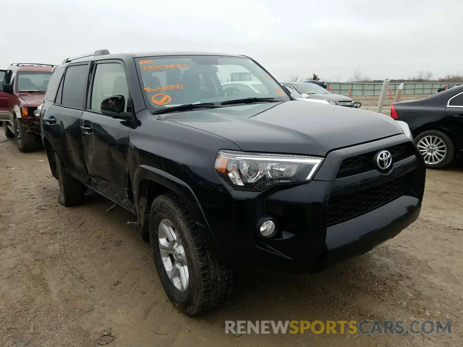 1 Photograph of a damaged car JTEBU5JR6K5613393 TOYOTA 4RUNNER 2019