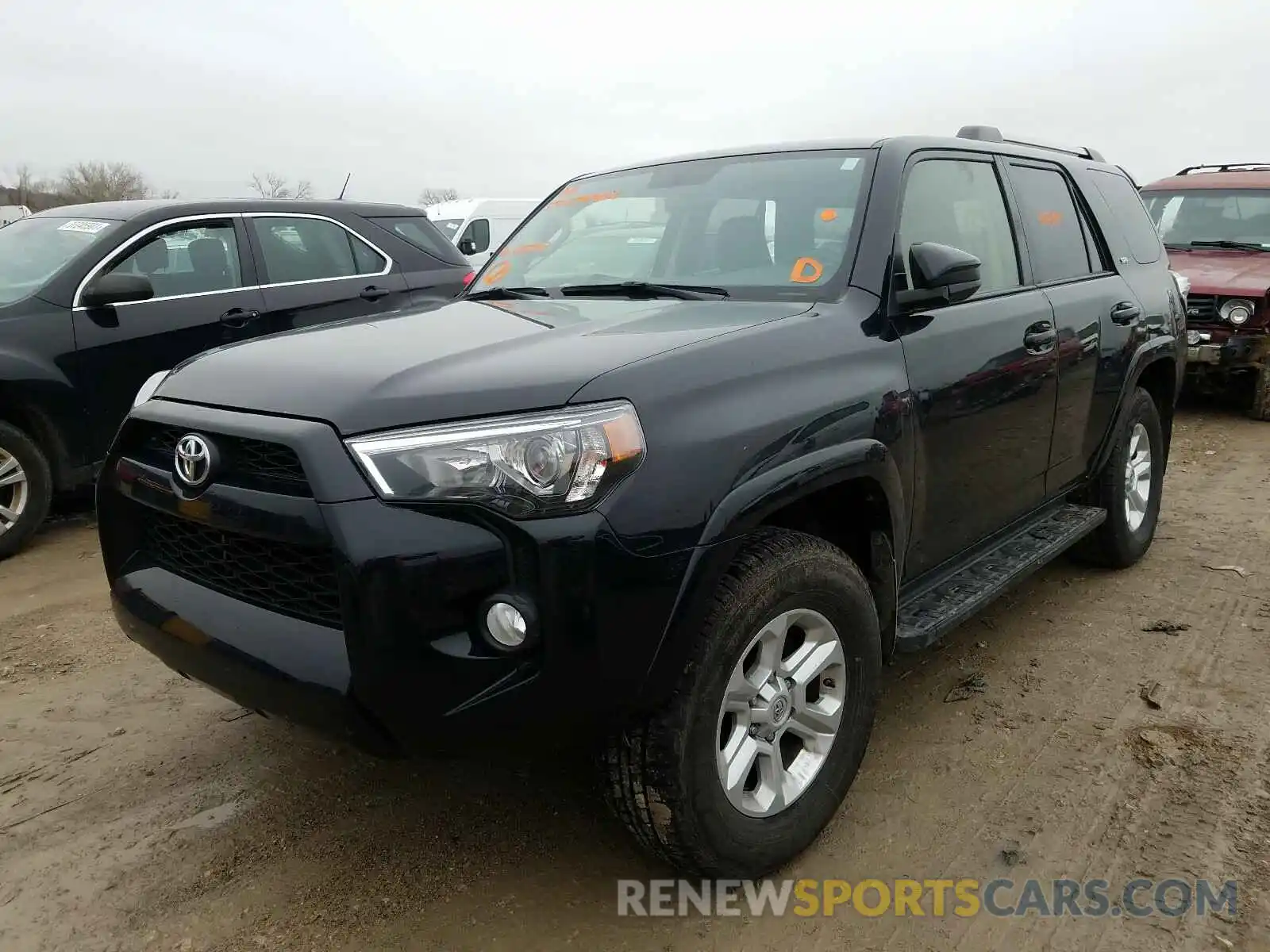 2 Photograph of a damaged car JTEBU5JR6K5613393 TOYOTA 4RUNNER 2019