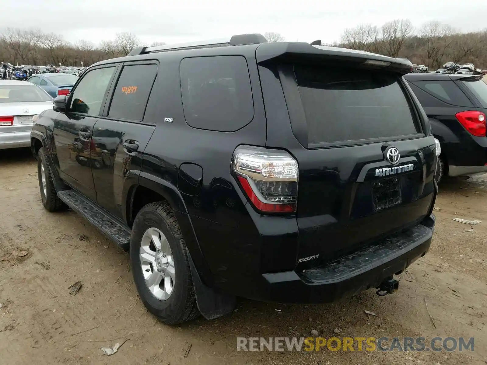 3 Фотография поврежденного автомобиля JTEBU5JR6K5613393 TOYOTA 4RUNNER 2019