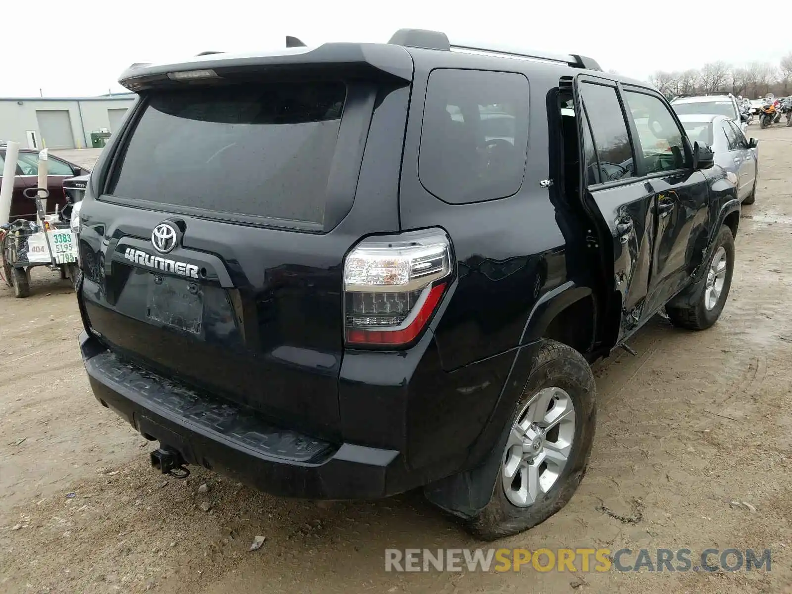 4 Фотография поврежденного автомобиля JTEBU5JR6K5613393 TOYOTA 4RUNNER 2019