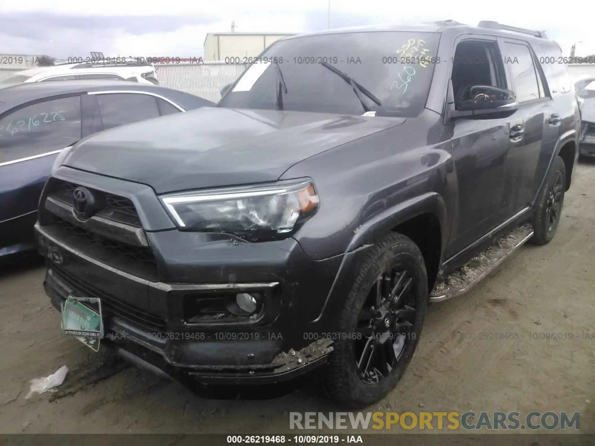 6 Фотография поврежденного автомобиля JTEBU5JR6K5614107 TOYOTA 4RUNNER 2019