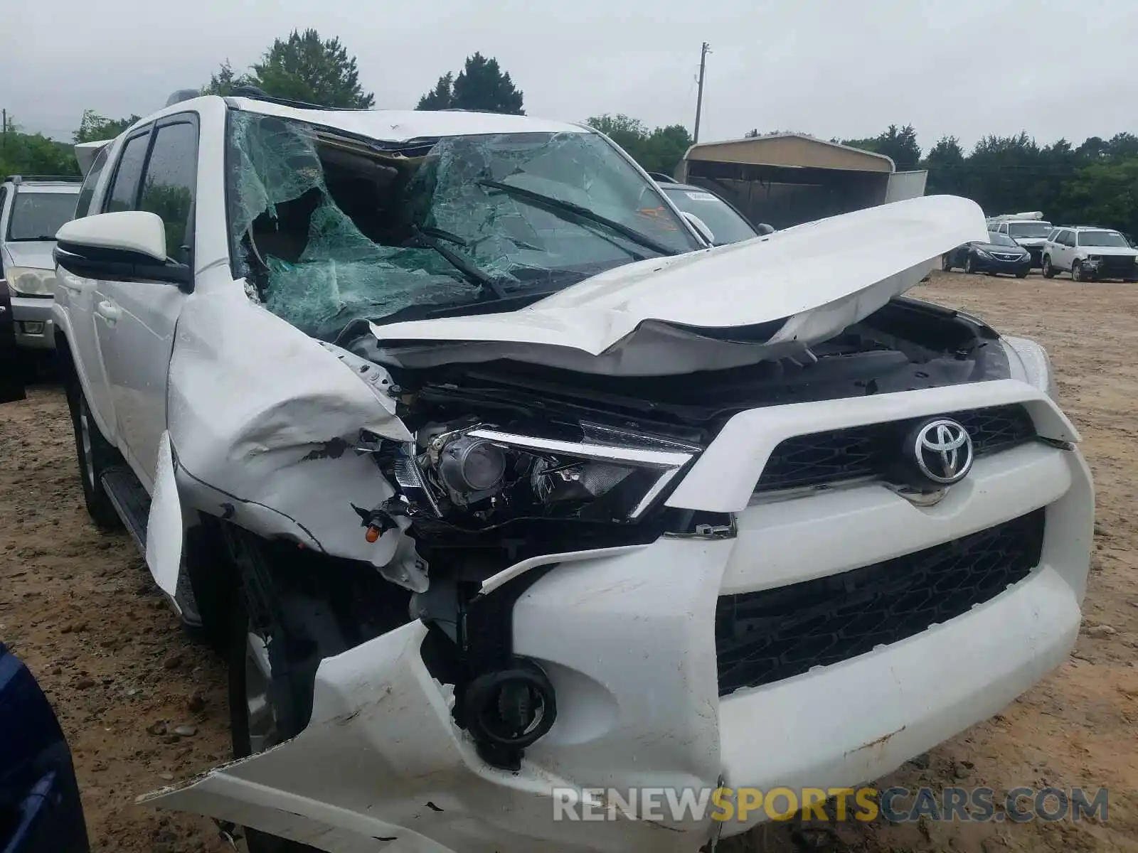 1 Photograph of a damaged car JTEBU5JR6K5616097 TOYOTA 4RUNNER 2019