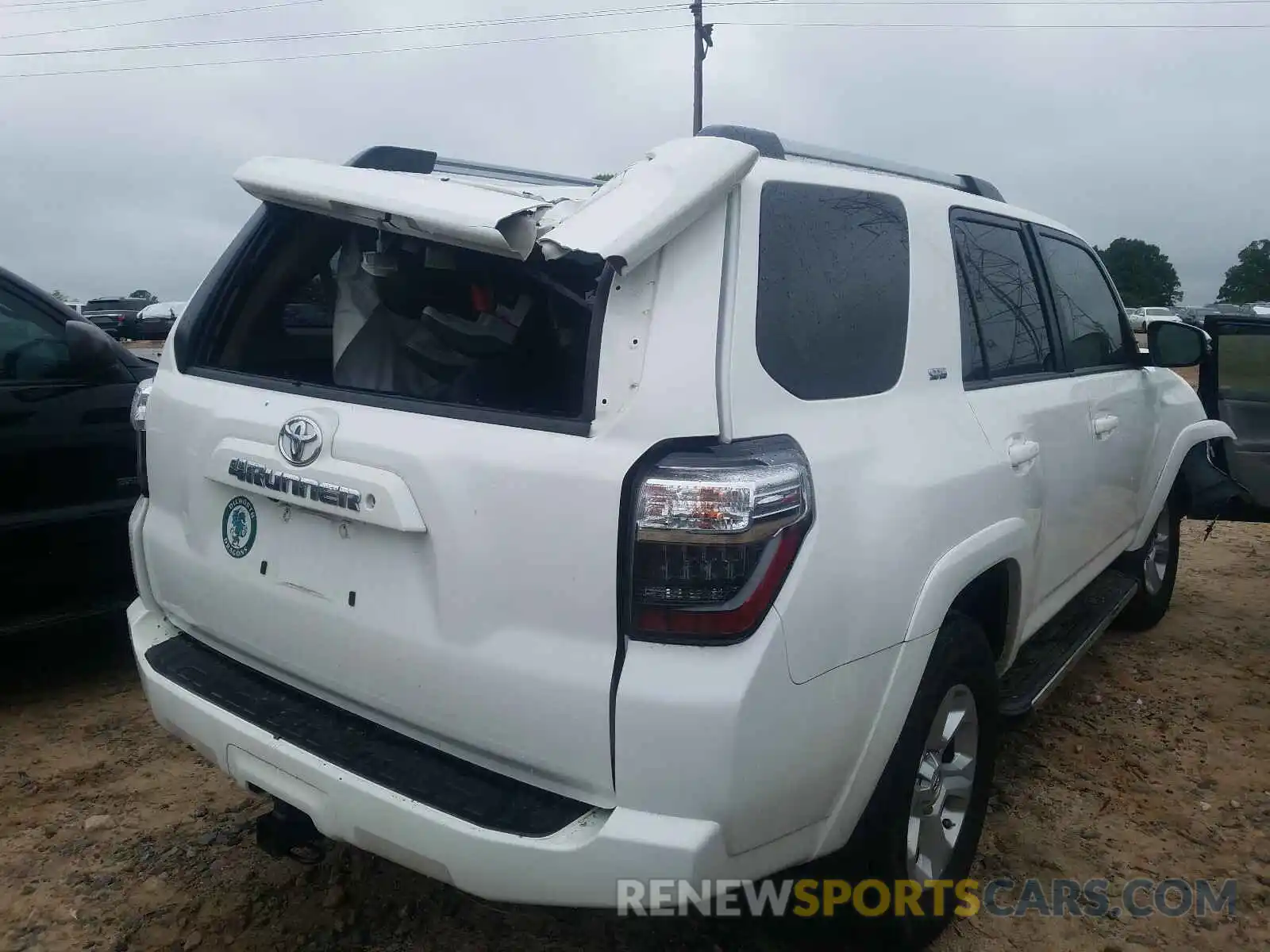 4 Фотография поврежденного автомобиля JTEBU5JR6K5616097 TOYOTA 4RUNNER 2019