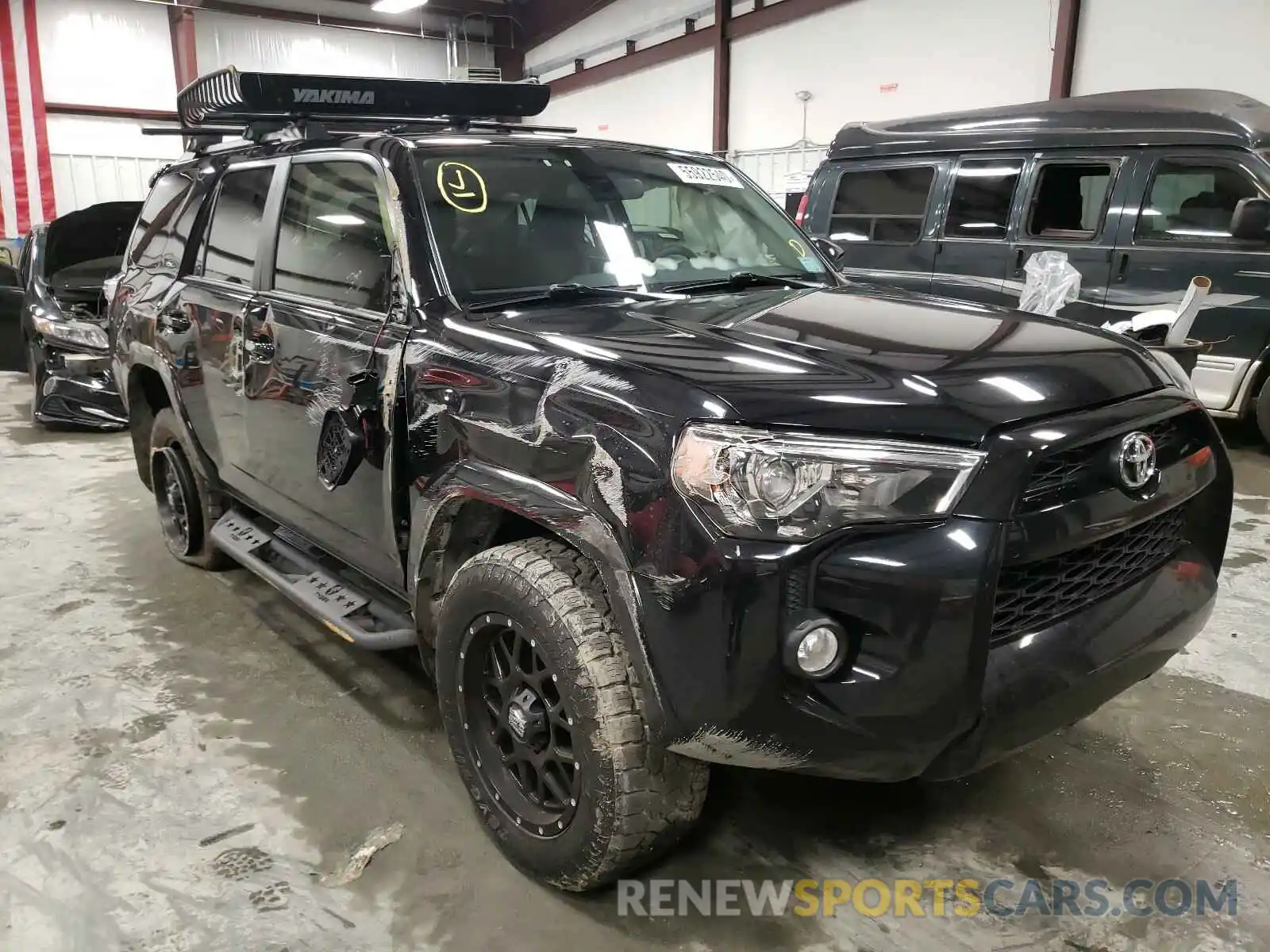 1 Photograph of a damaged car JTEBU5JR6K5616505 TOYOTA 4RUNNER 2019