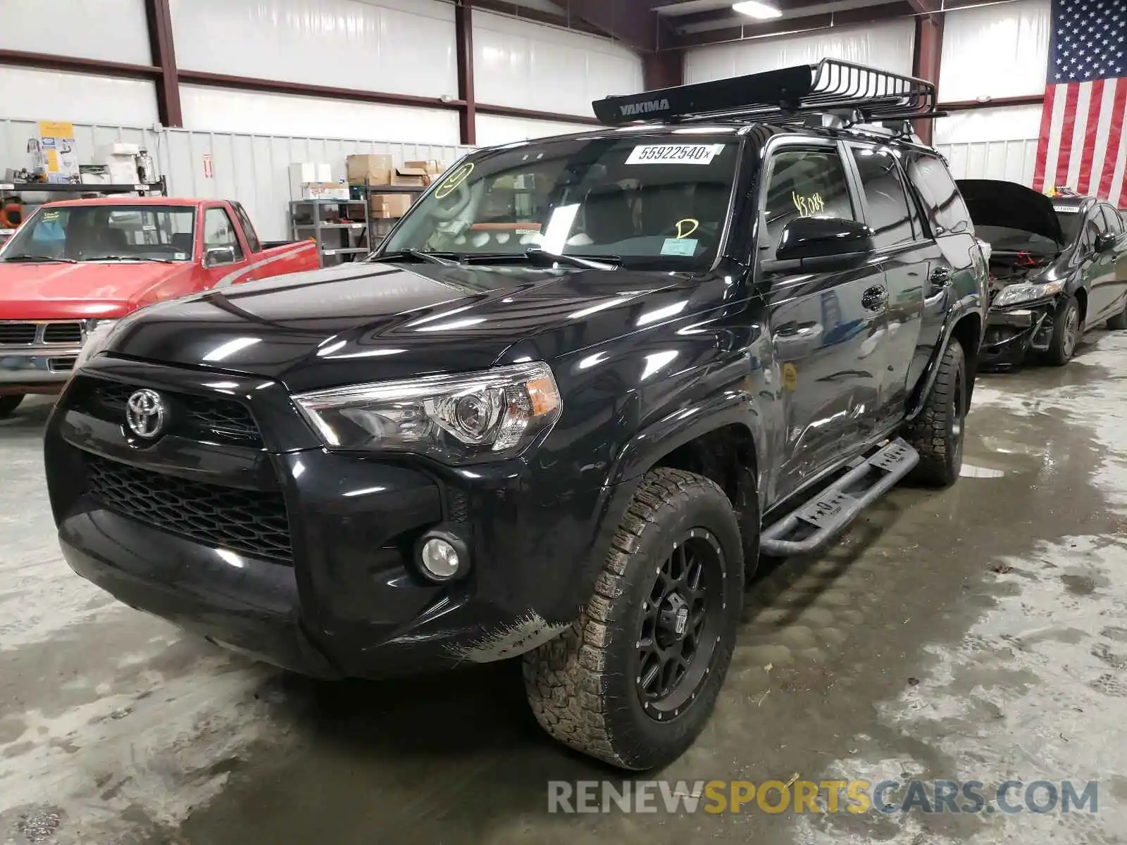 2 Photograph of a damaged car JTEBU5JR6K5616505 TOYOTA 4RUNNER 2019