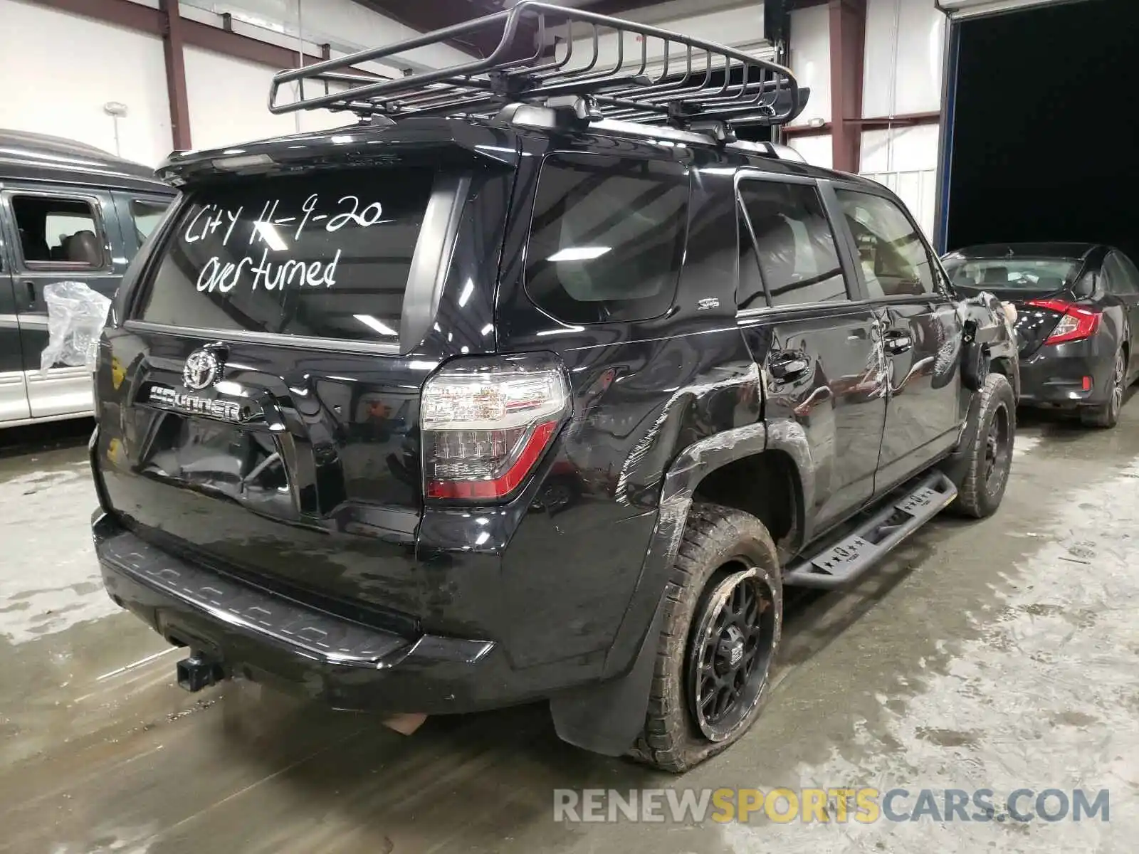 4 Photograph of a damaged car JTEBU5JR6K5616505 TOYOTA 4RUNNER 2019