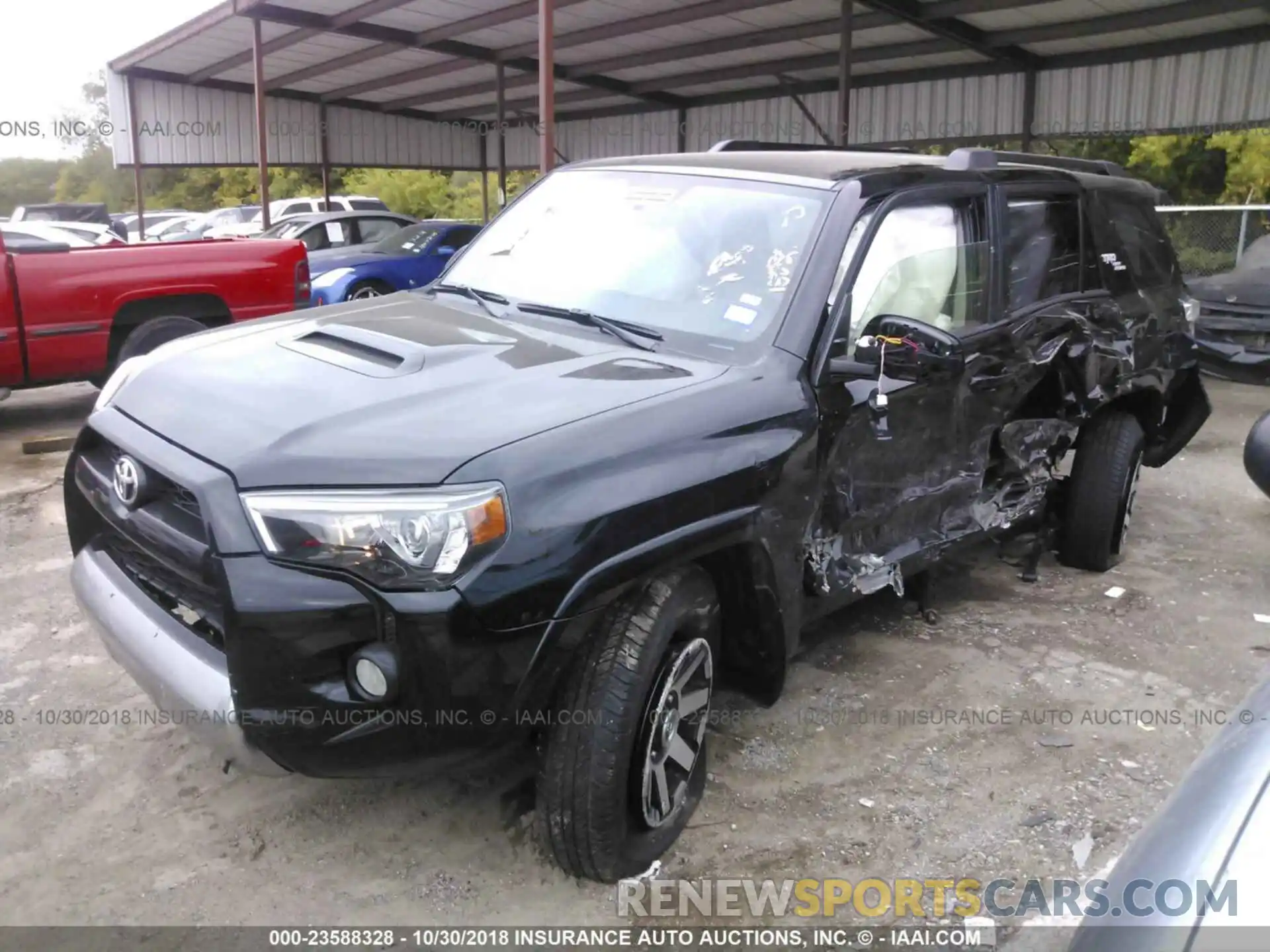 2 Photograph of a damaged car JTEBU5JR6K5617217 Toyota 4runner 2019