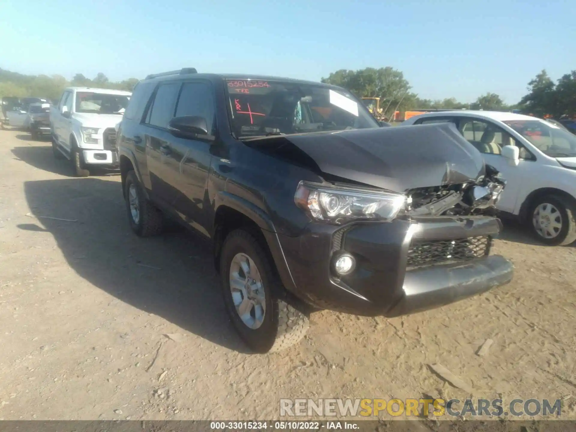 1 Photograph of a damaged car JTEBU5JR6K5617539 TOYOTA 4RUNNER 2019