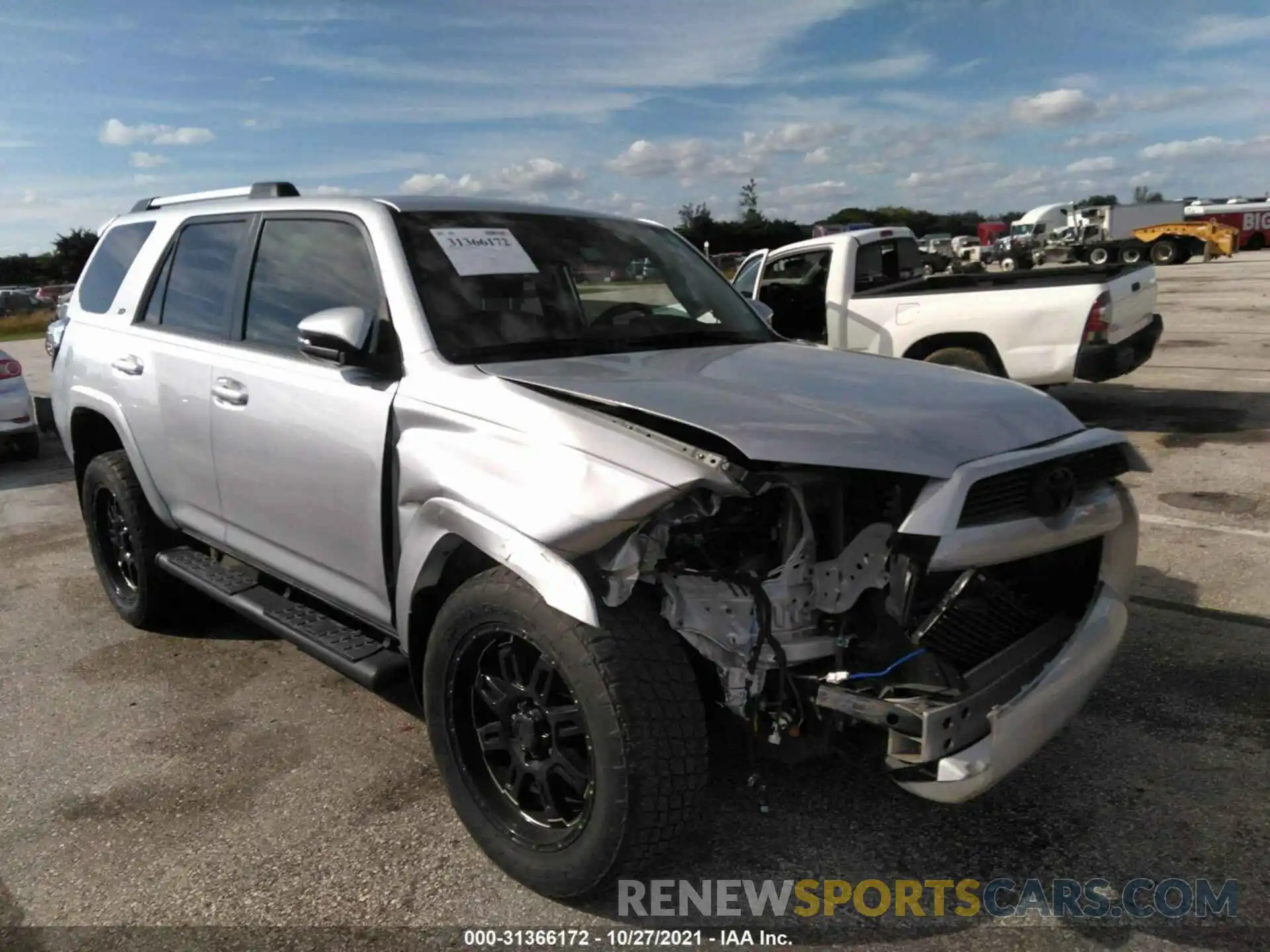 1 Photograph of a damaged car JTEBU5JR6K5619520 TOYOTA 4RUNNER 2019