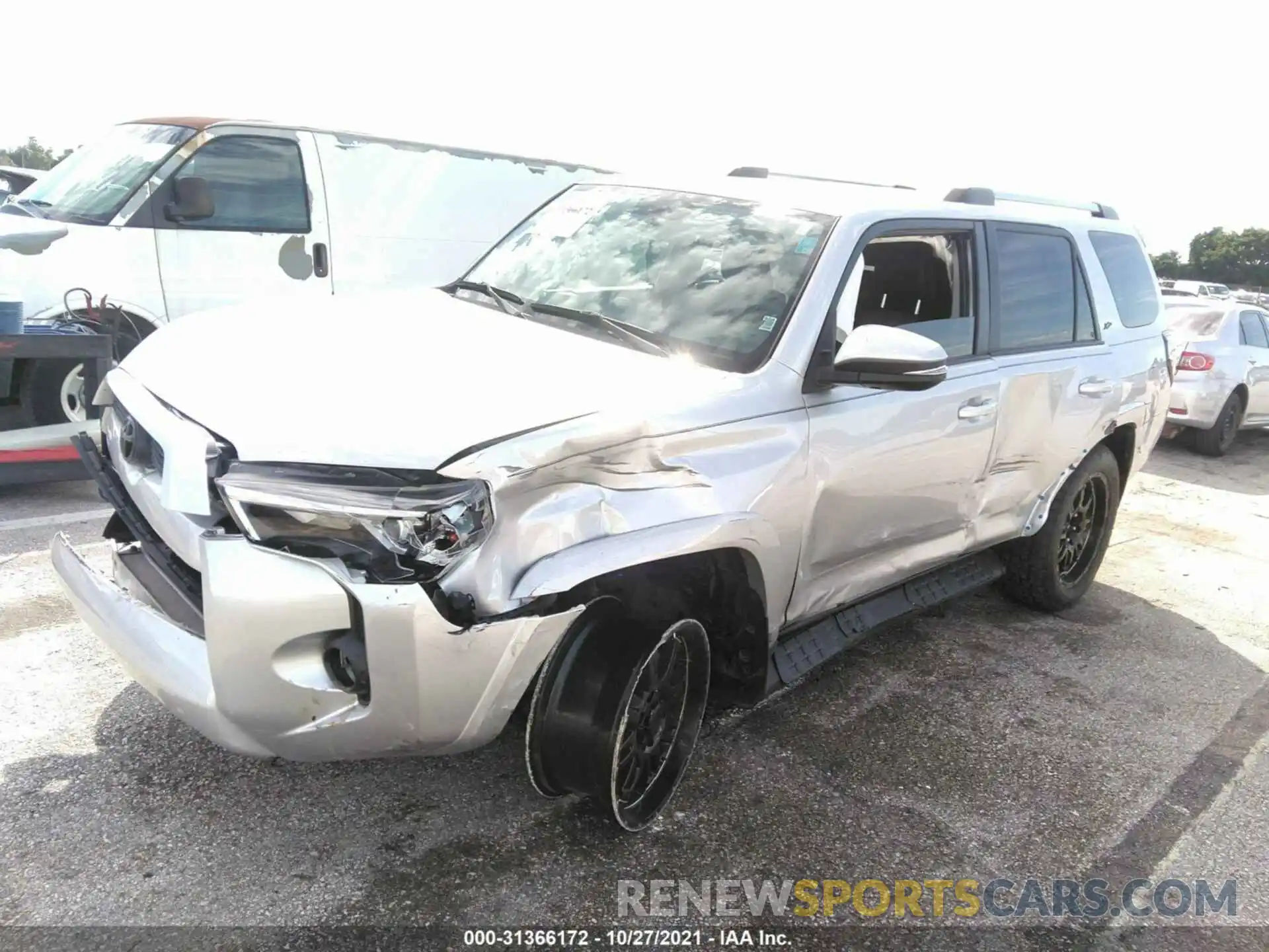 2 Photograph of a damaged car JTEBU5JR6K5619520 TOYOTA 4RUNNER 2019