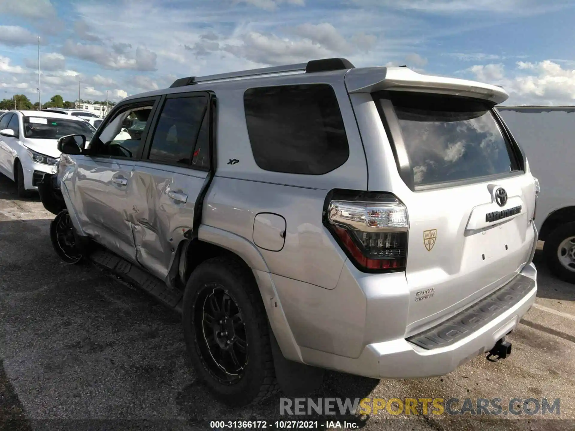 3 Photograph of a damaged car JTEBU5JR6K5619520 TOYOTA 4RUNNER 2019