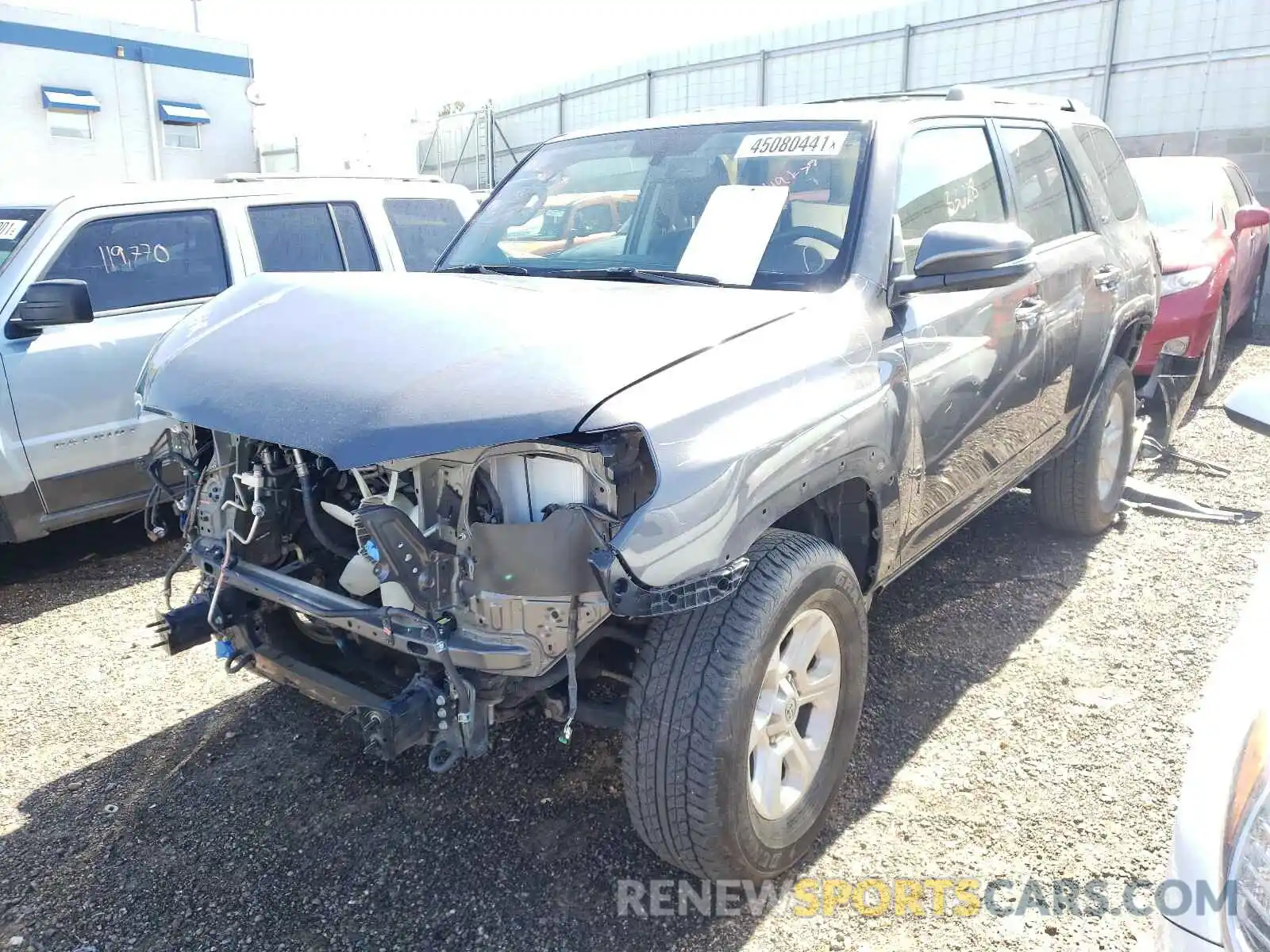 2 Photograph of a damaged car JTEBU5JR6K5622532 TOYOTA 4RUNNER 2019