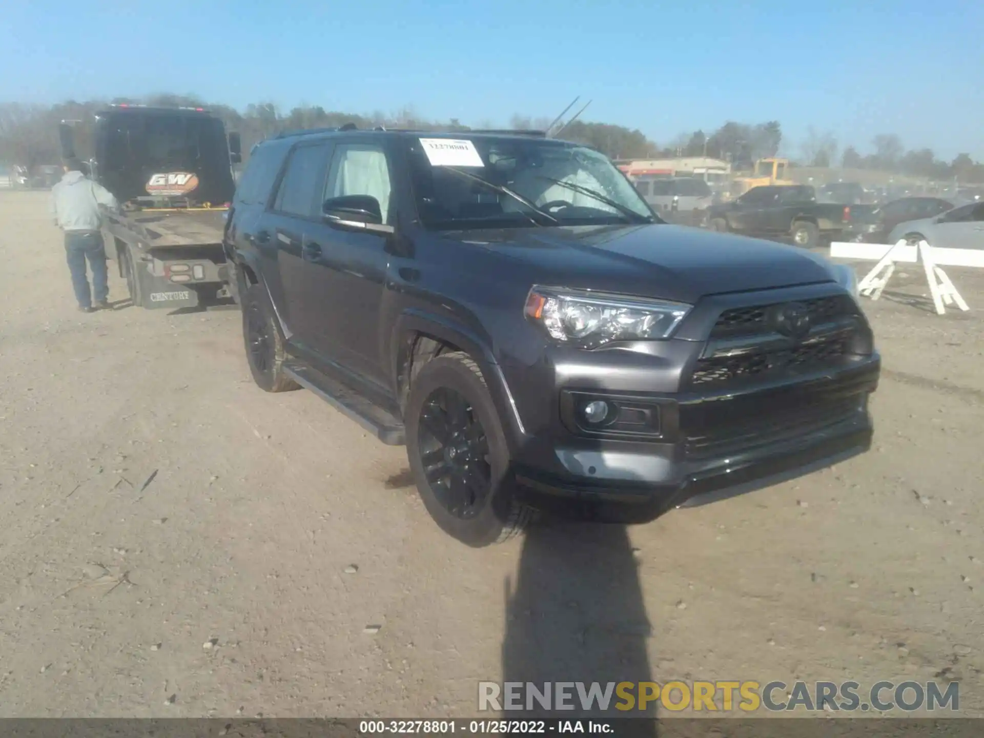 1 Photograph of a damaged car JTEBU5JR6K5623034 TOYOTA 4RUNNER 2019