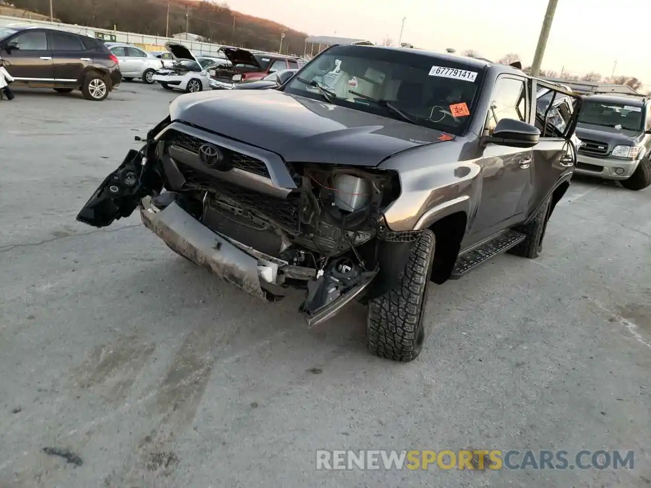 2 Photograph of a damaged car JTEBU5JR6K5623163 TOYOTA 4RUNNER 2019