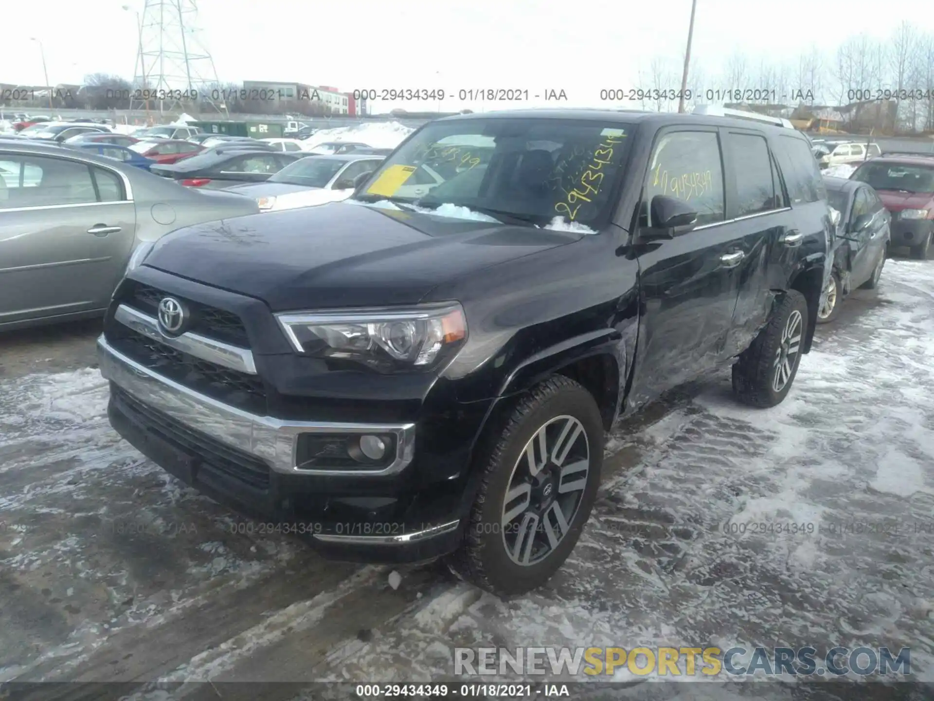 2 Фотография поврежденного автомобиля JTEBU5JR6K5627679 TOYOTA 4RUNNER 2019