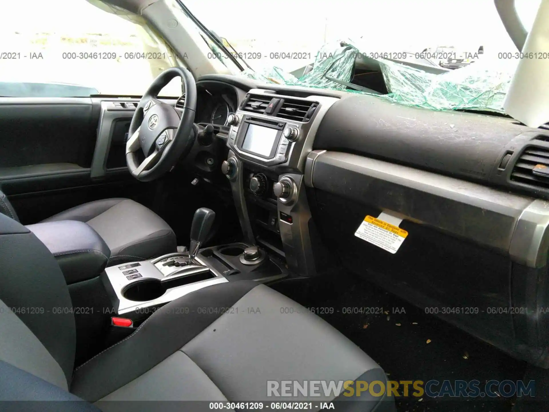 5 Photograph of a damaged car JTEBU5JR6K5631019 TOYOTA 4RUNNER 2019