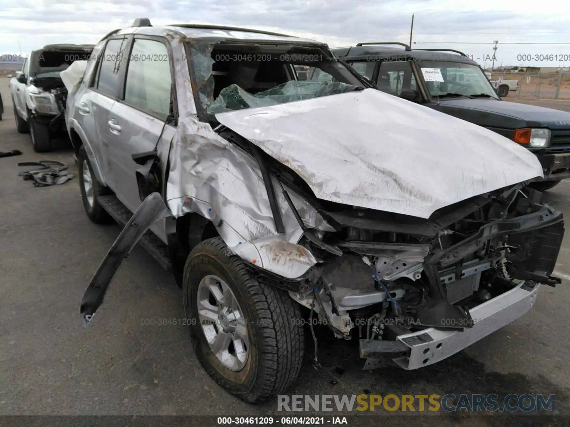 6 Photograph of a damaged car JTEBU5JR6K5631019 TOYOTA 4RUNNER 2019