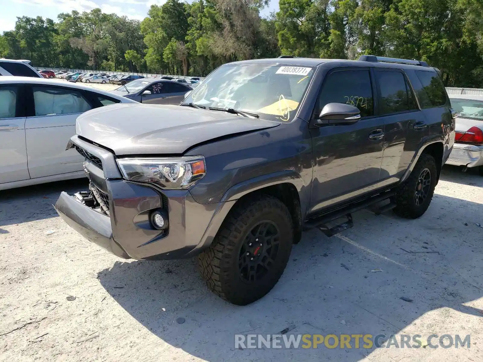 2 Photograph of a damaged car JTEBU5JR6K5632526 TOYOTA 4RUNNER 2019