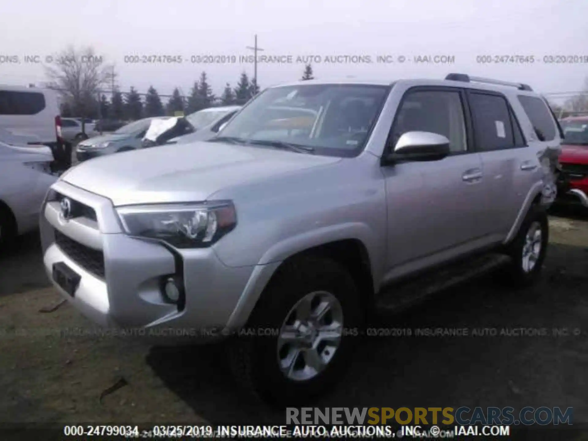 2 Photograph of a damaged car JTEBU5JR6K5634857 TOYOTA 4RUNNER 2019