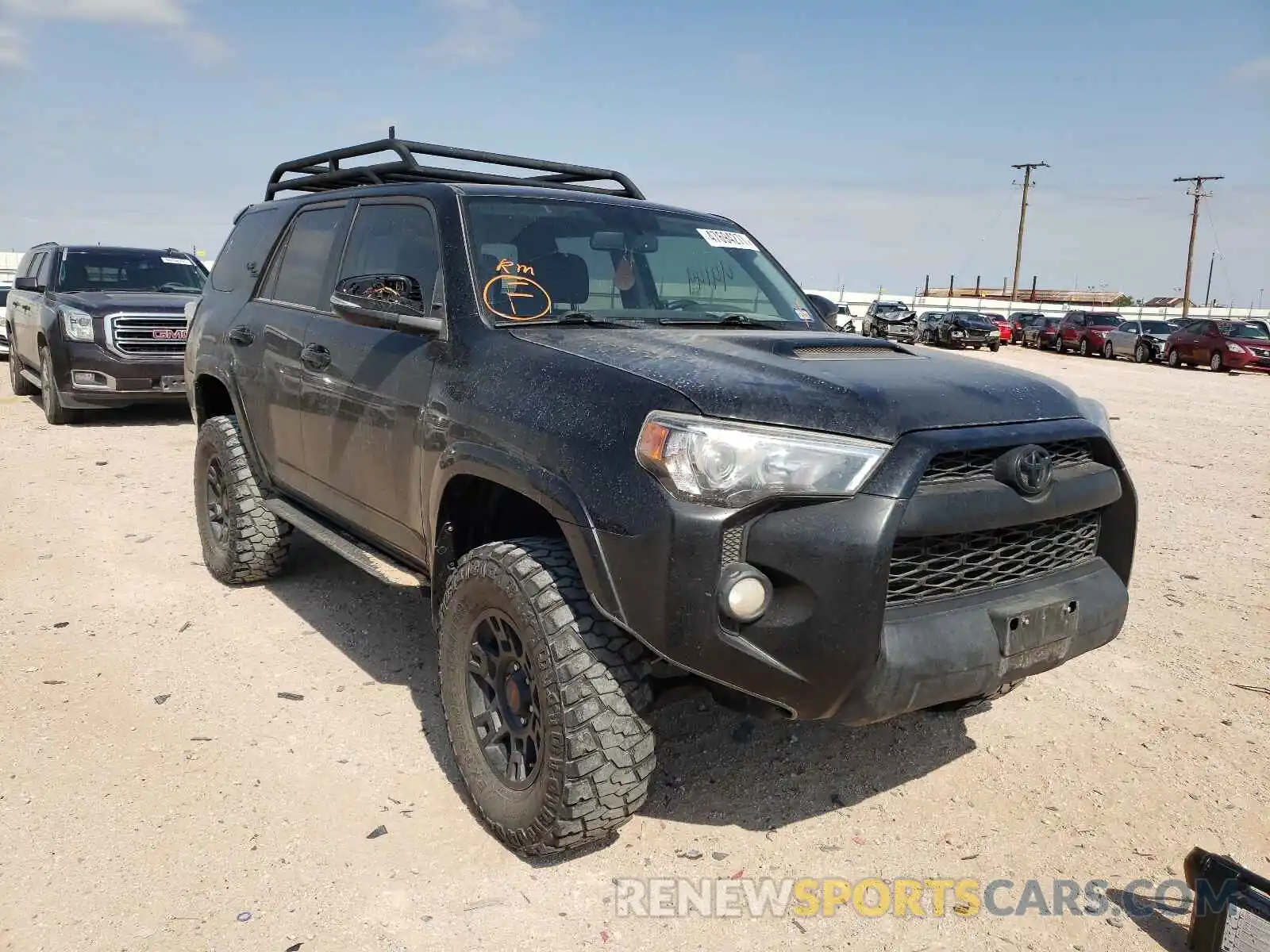 1 Photograph of a damaged car JTEBU5JR6K5635300 TOYOTA 4RUNNER 2019