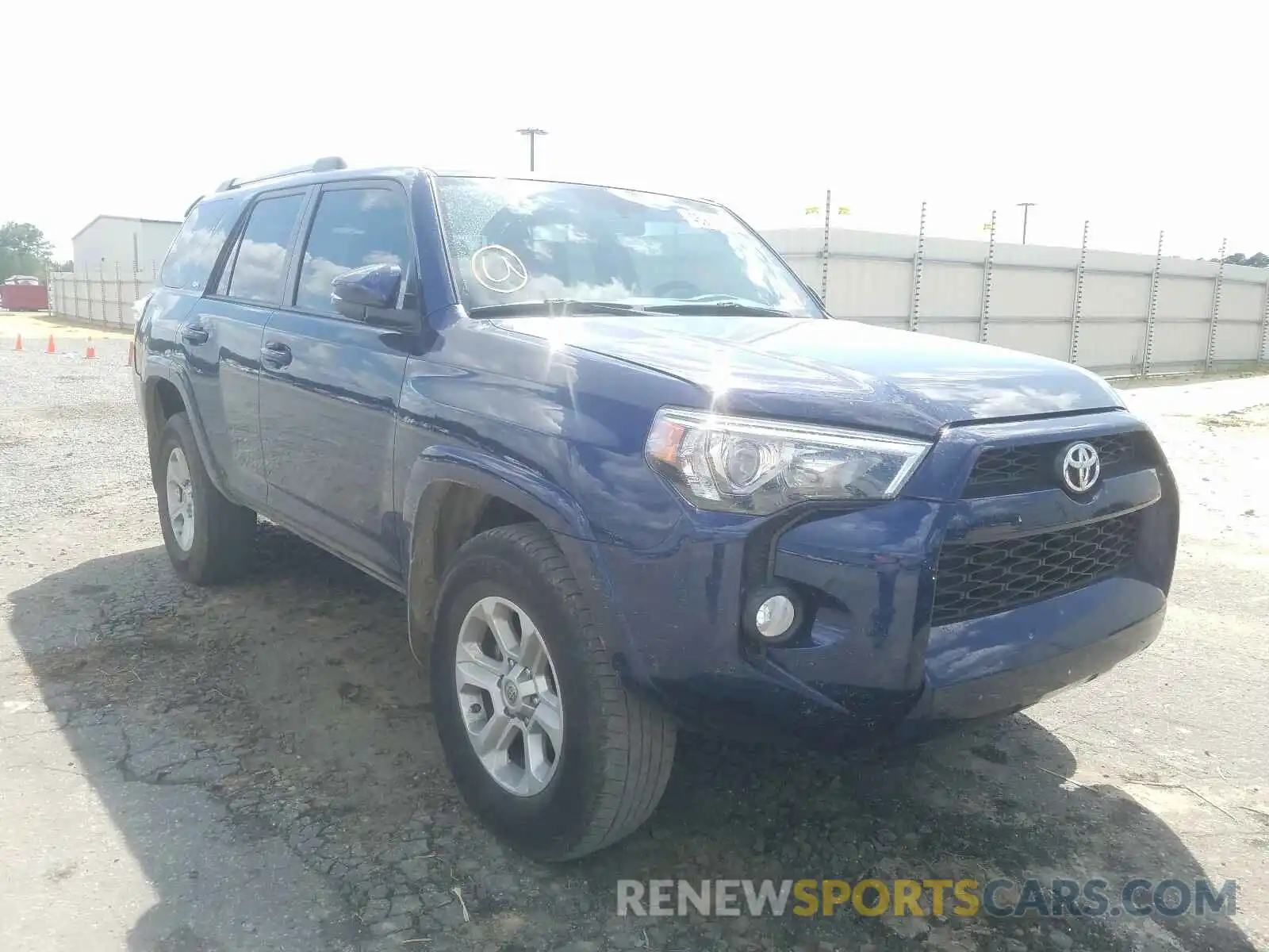 1 Photograph of a damaged car JTEBU5JR6K5636267 TOYOTA 4RUNNER 2019