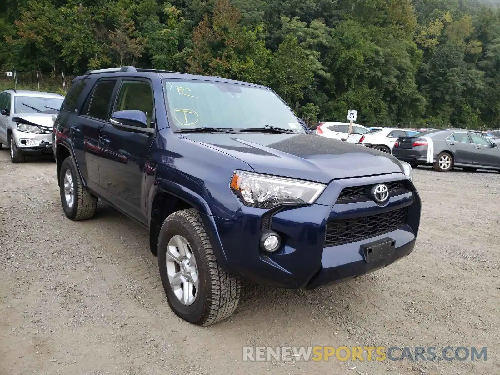 1 Photograph of a damaged car JTEBU5JR6K5637838 TOYOTA 4RUNNER 2019