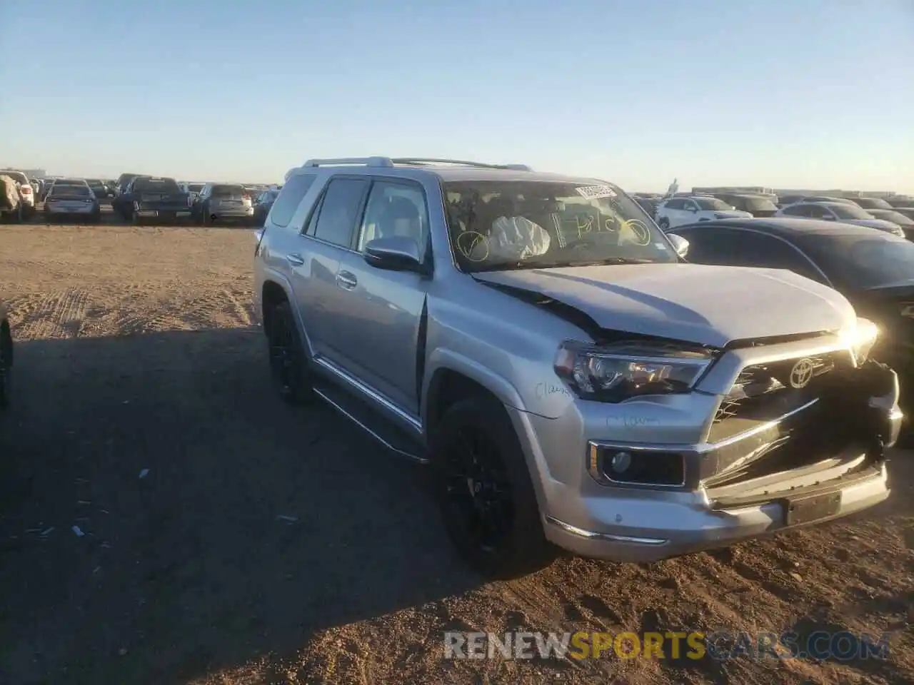 1 Photograph of a damaged car JTEBU5JR6K5639038 TOYOTA 4RUNNER 2019