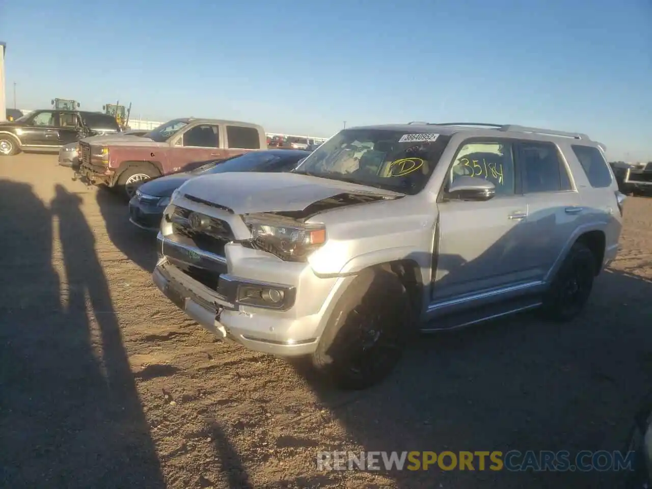 2 Photograph of a damaged car JTEBU5JR6K5639038 TOYOTA 4RUNNER 2019