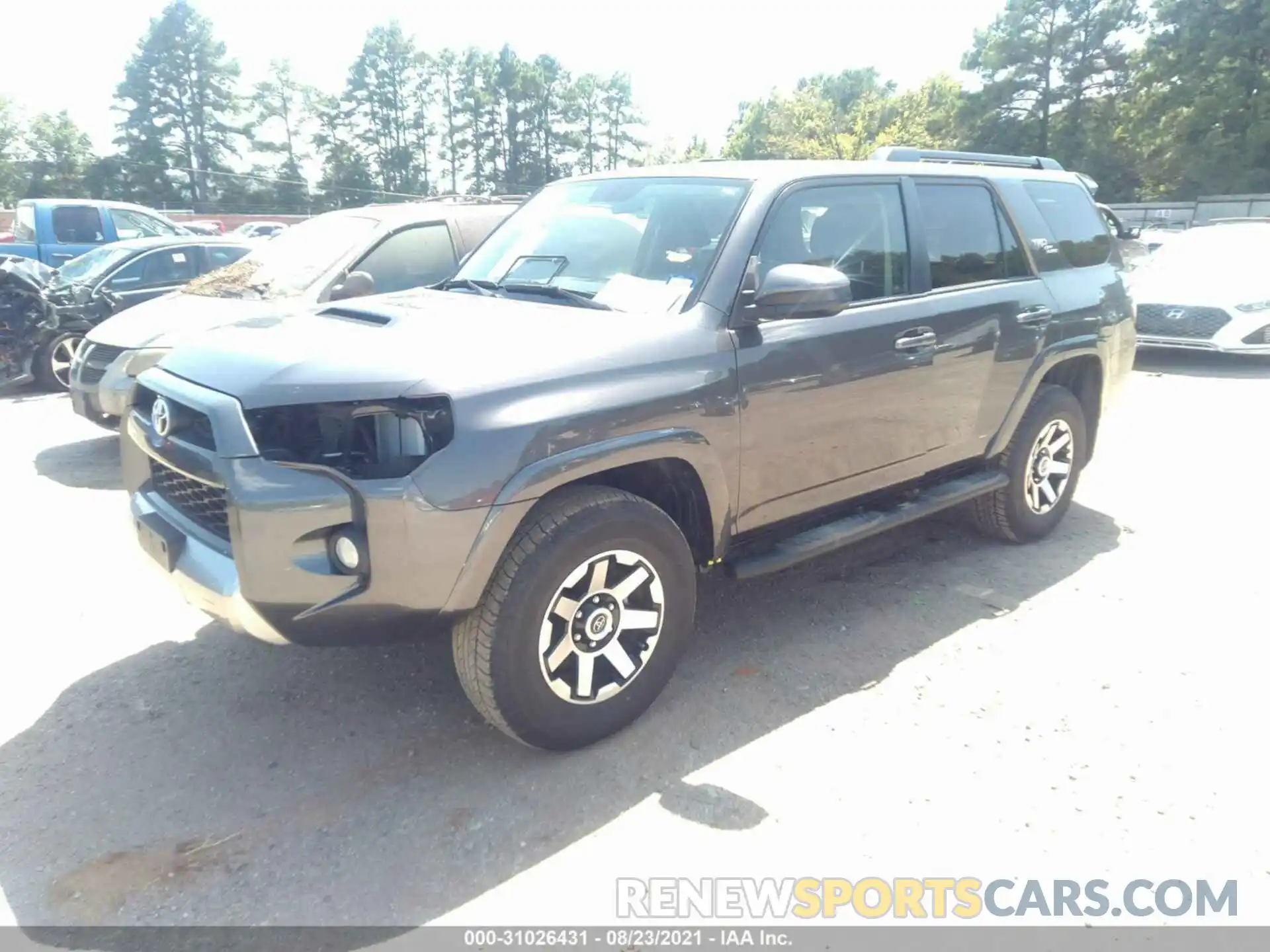 2 Photograph of a damaged car JTEBU5JR6K5642716 TOYOTA 4RUNNER 2019