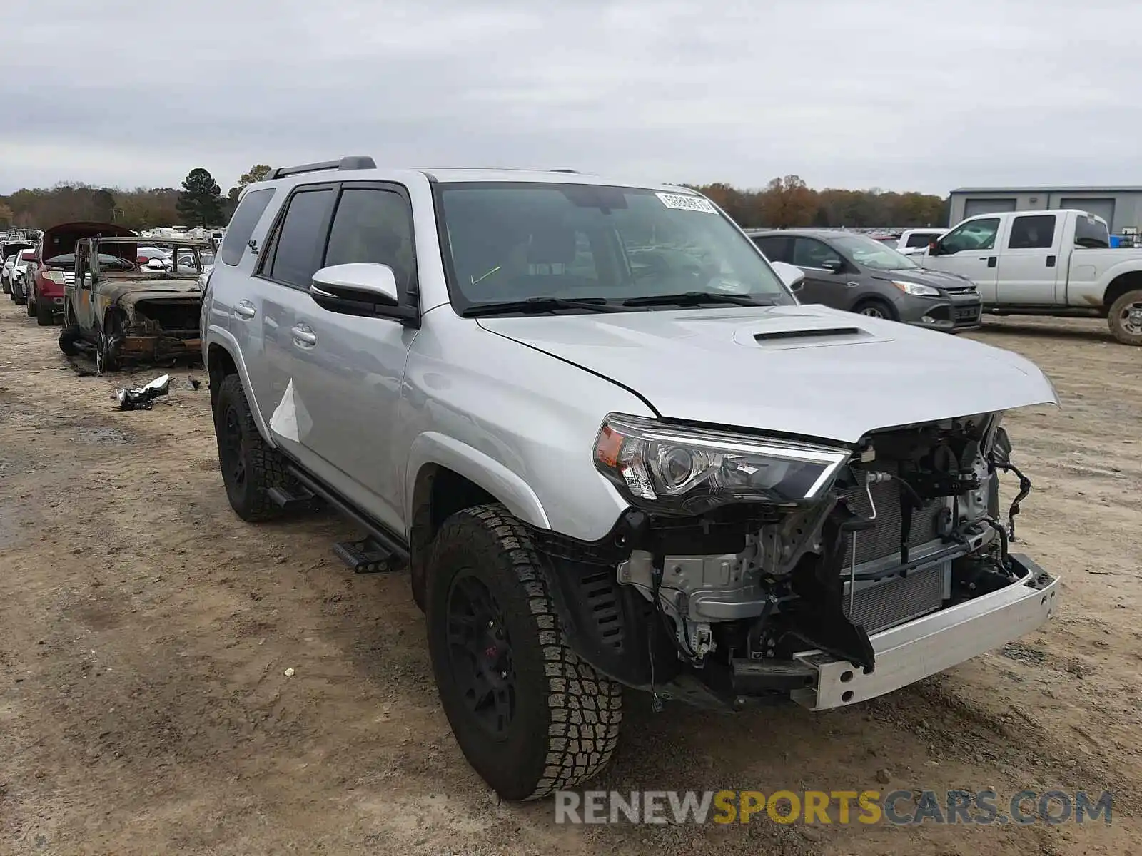 1 Photograph of a damaged car JTEBU5JR6K5643090 TOYOTA 4RUNNER 2019