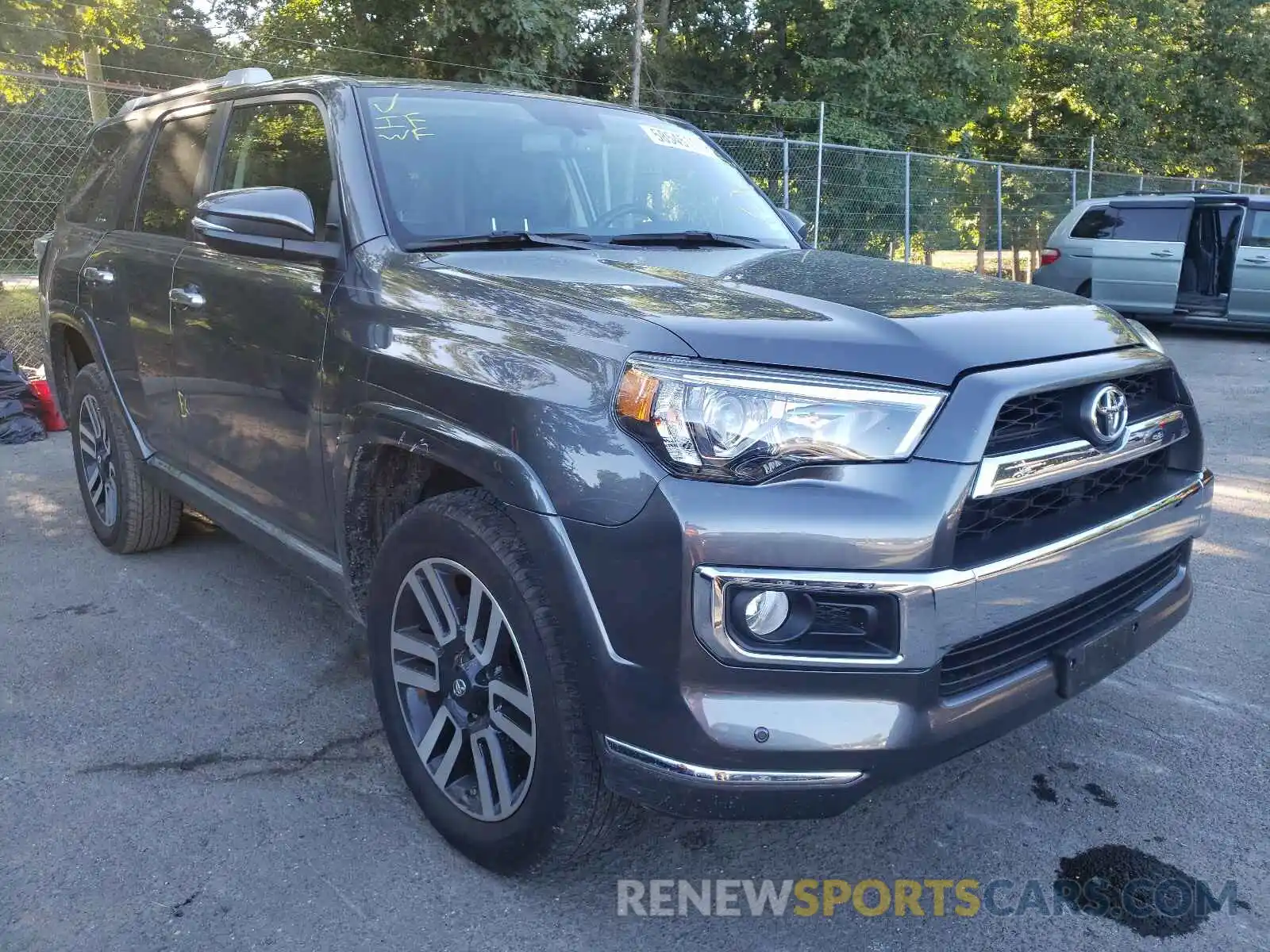 1 Photograph of a damaged car JTEBU5JR6K5643784 TOYOTA 4RUNNER 2019