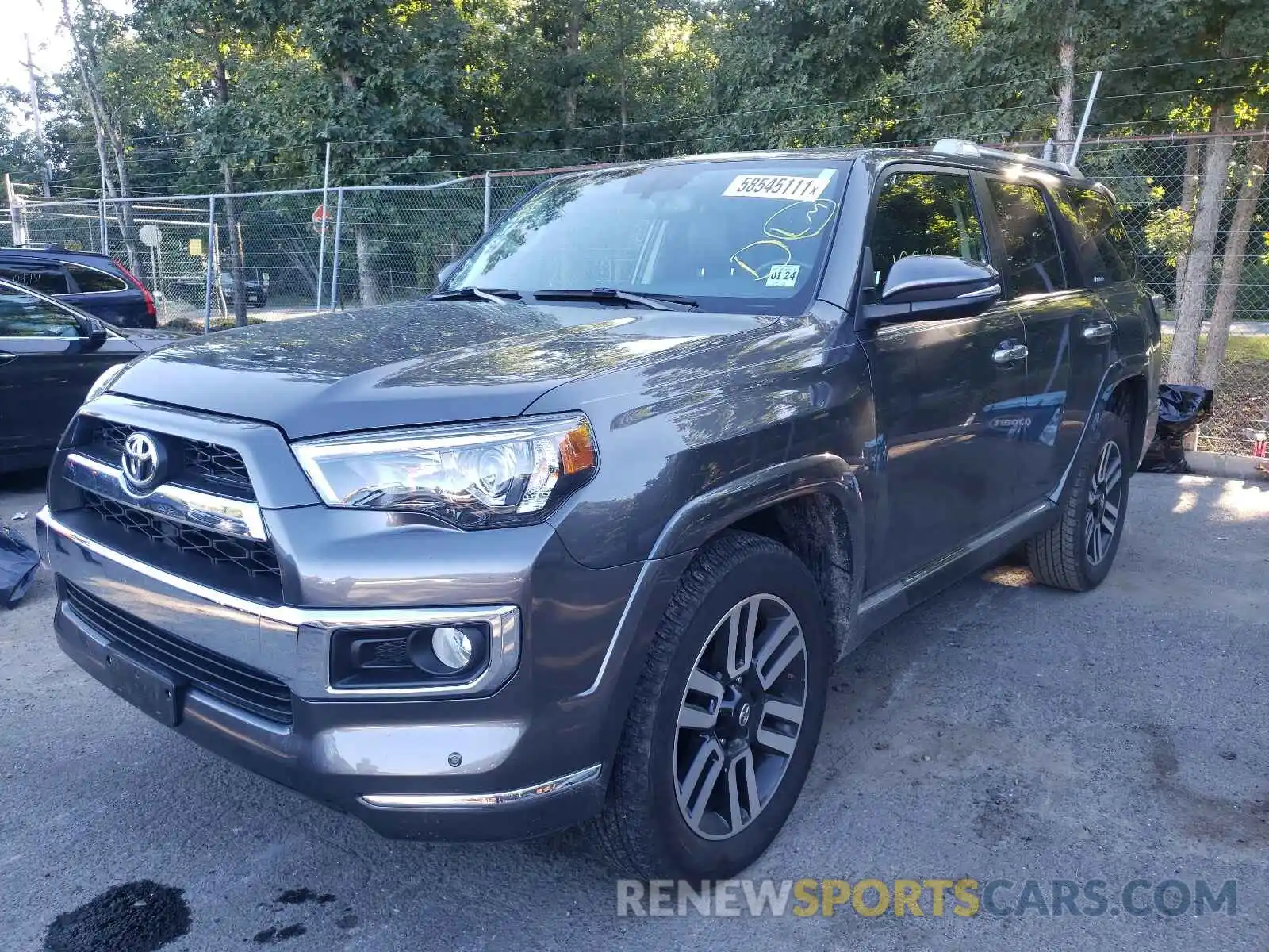 2 Photograph of a damaged car JTEBU5JR6K5643784 TOYOTA 4RUNNER 2019