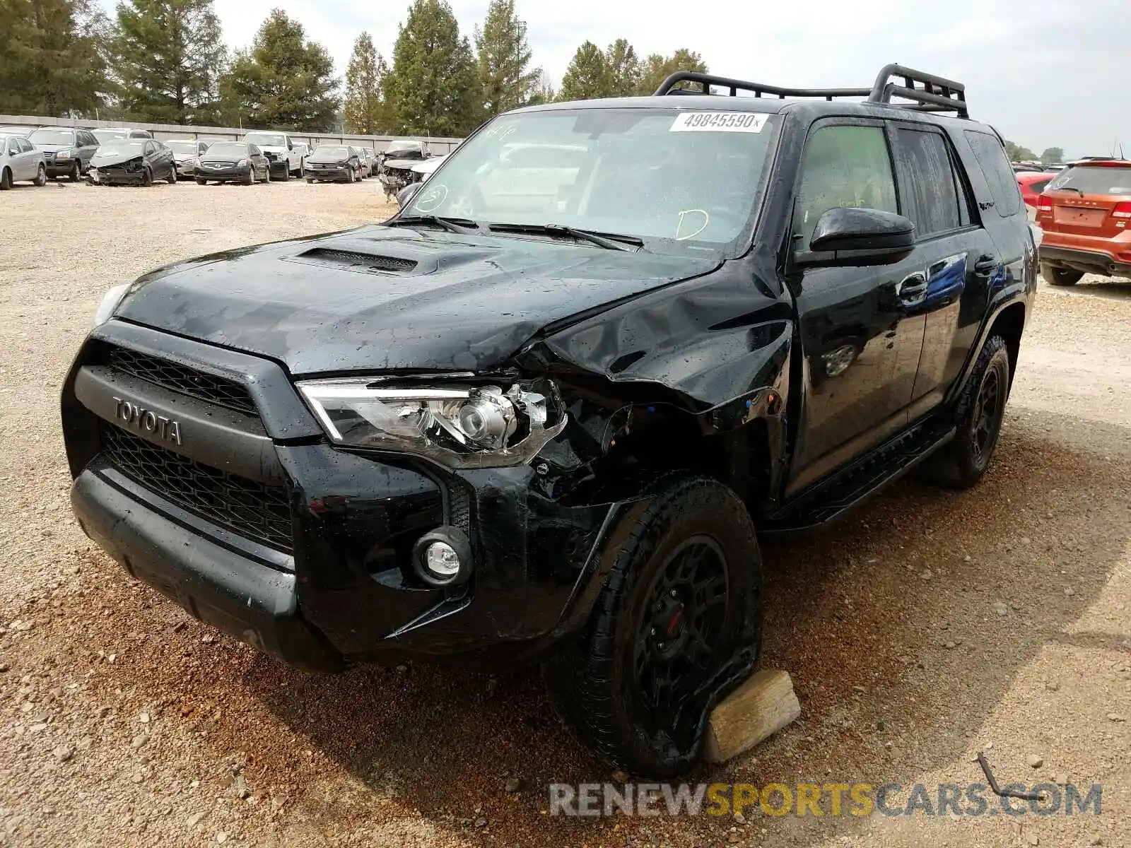 2 Photograph of a damaged car JTEBU5JR6K5646314 TOYOTA 4RUNNER 2019