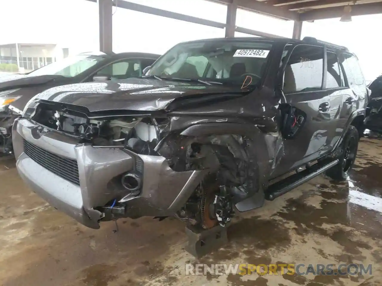 2 Photograph of a damaged car JTEBU5JR6K5649259 TOYOTA 4RUNNER 2019