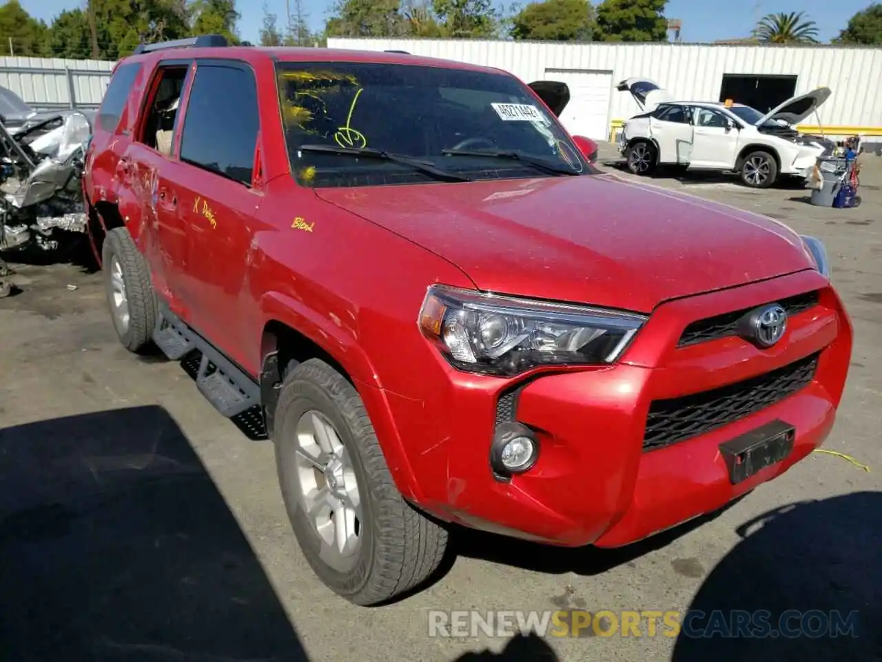 1 Фотография поврежденного автомобиля JTEBU5JR6K5649875 TOYOTA 4RUNNER 2019