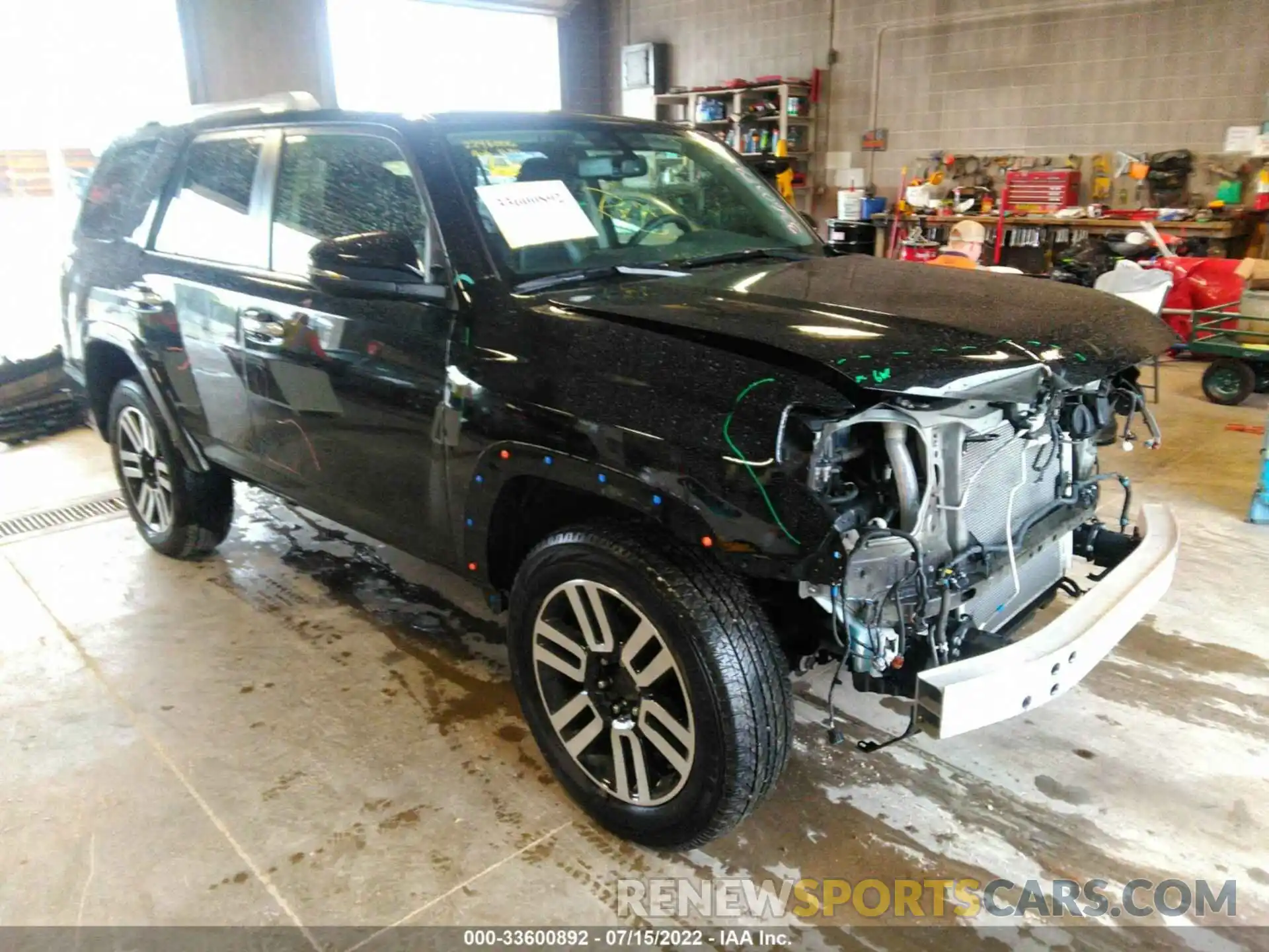 1 Photograph of a damaged car JTEBU5JR6K5650296 TOYOTA 4RUNNER 2019