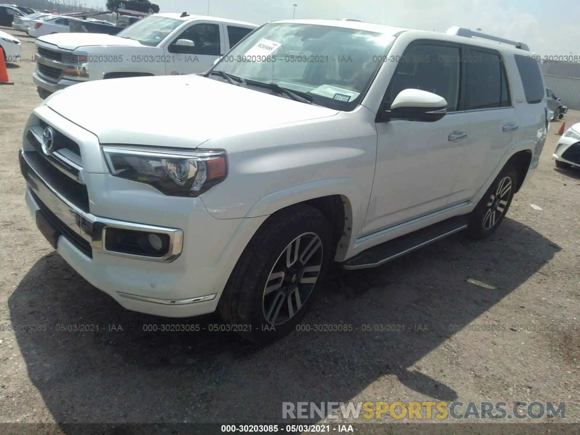 2 Photograph of a damaged car JTEBU5JR6K5652887 TOYOTA 4RUNNER 2019