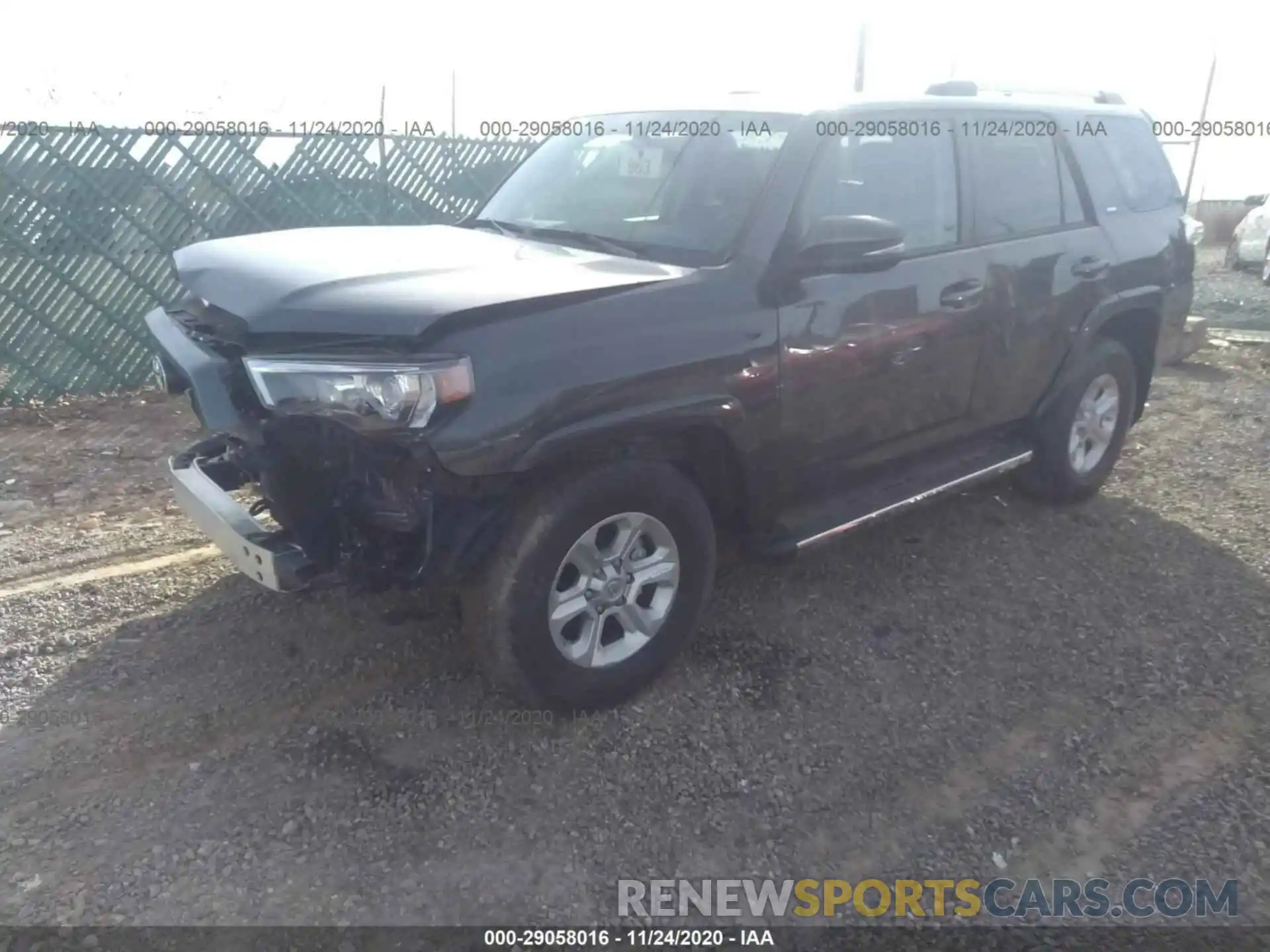 2 Photograph of a damaged car JTEBU5JR6K5654493 TOYOTA 4RUNNER 2019