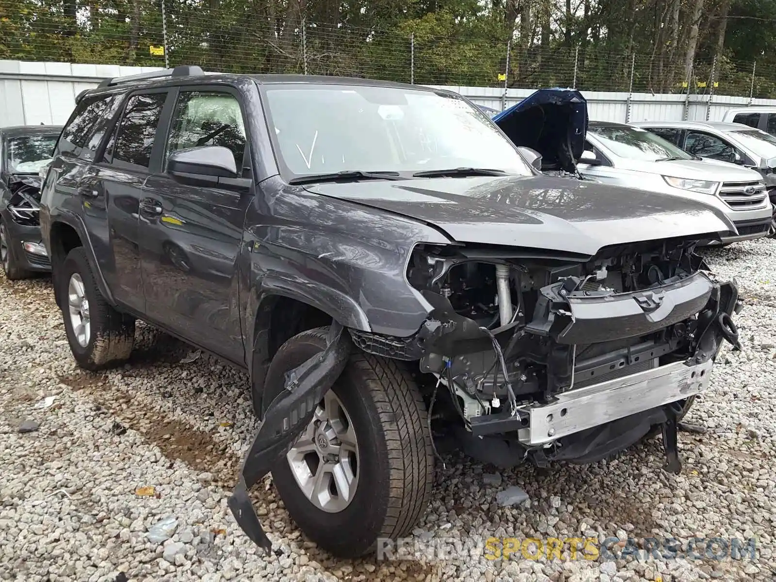 1 Photograph of a damaged car JTEBU5JR6K5654817 TOYOTA 4RUNNER 2019