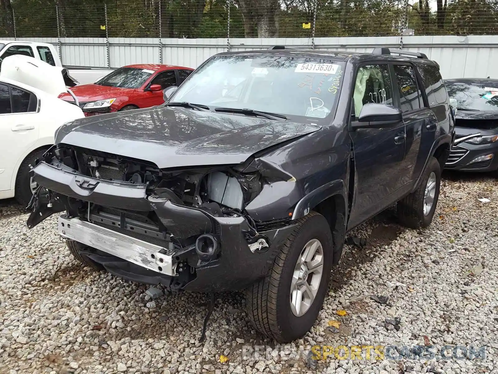 2 Photograph of a damaged car JTEBU5JR6K5654817 TOYOTA 4RUNNER 2019